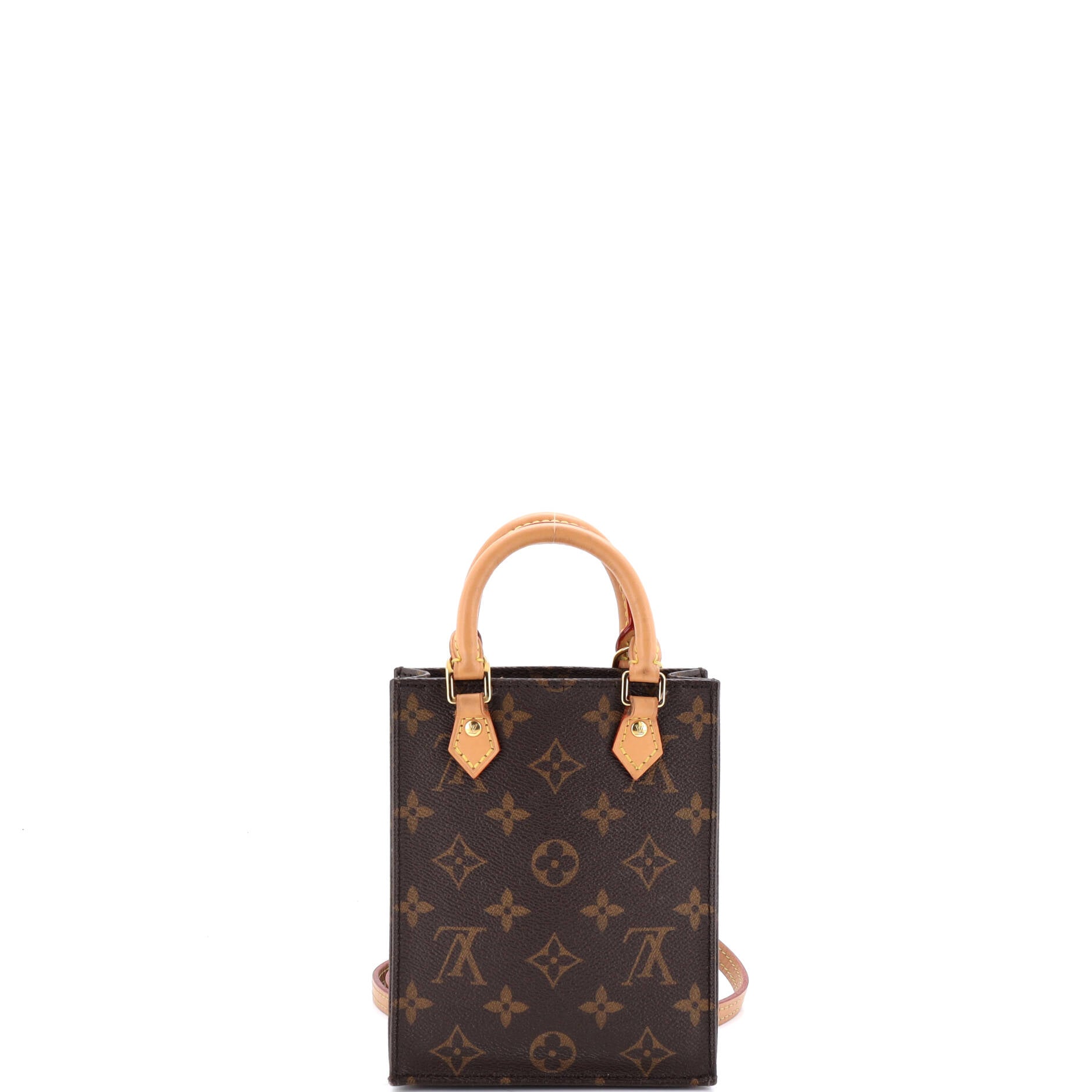 Petit Sac Plat Bag Monogram Canvas