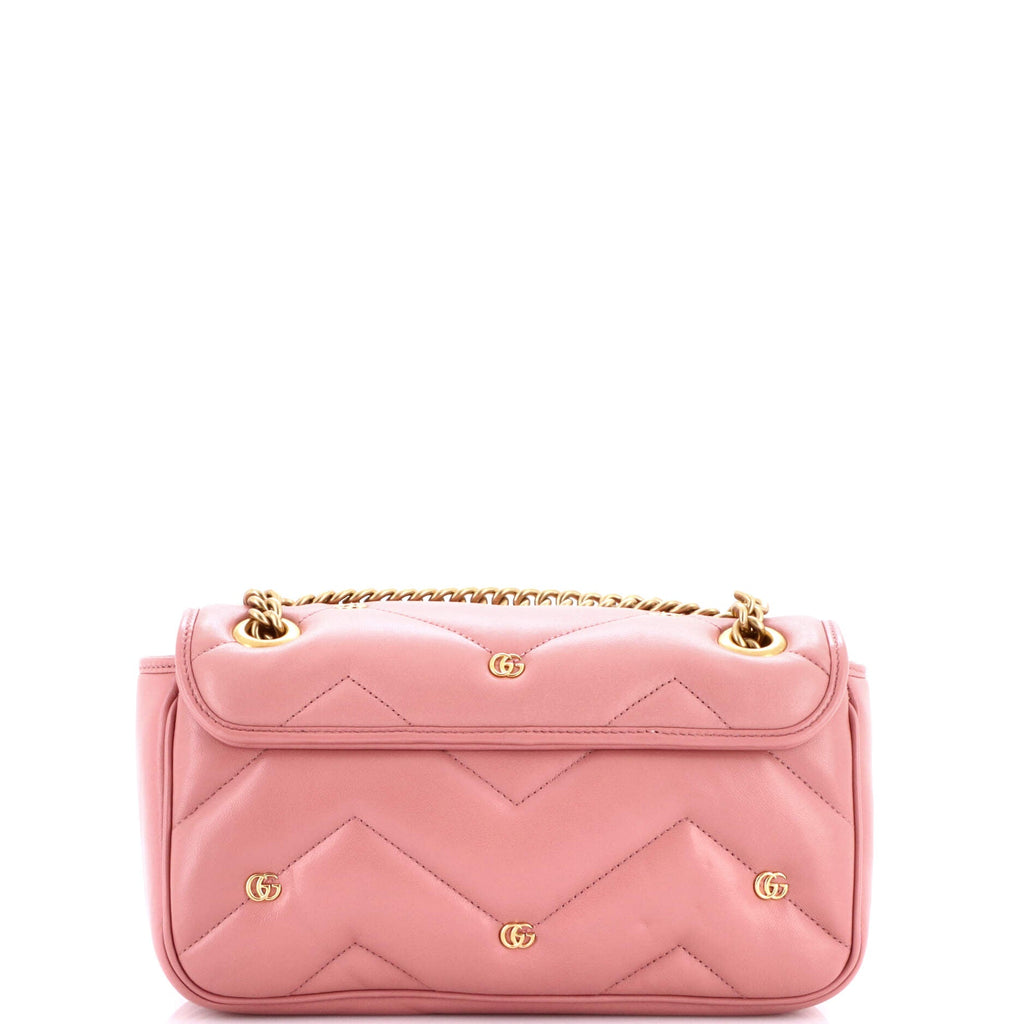 GG Marmont Flap Bag GG Studded Matelasse Leather Small