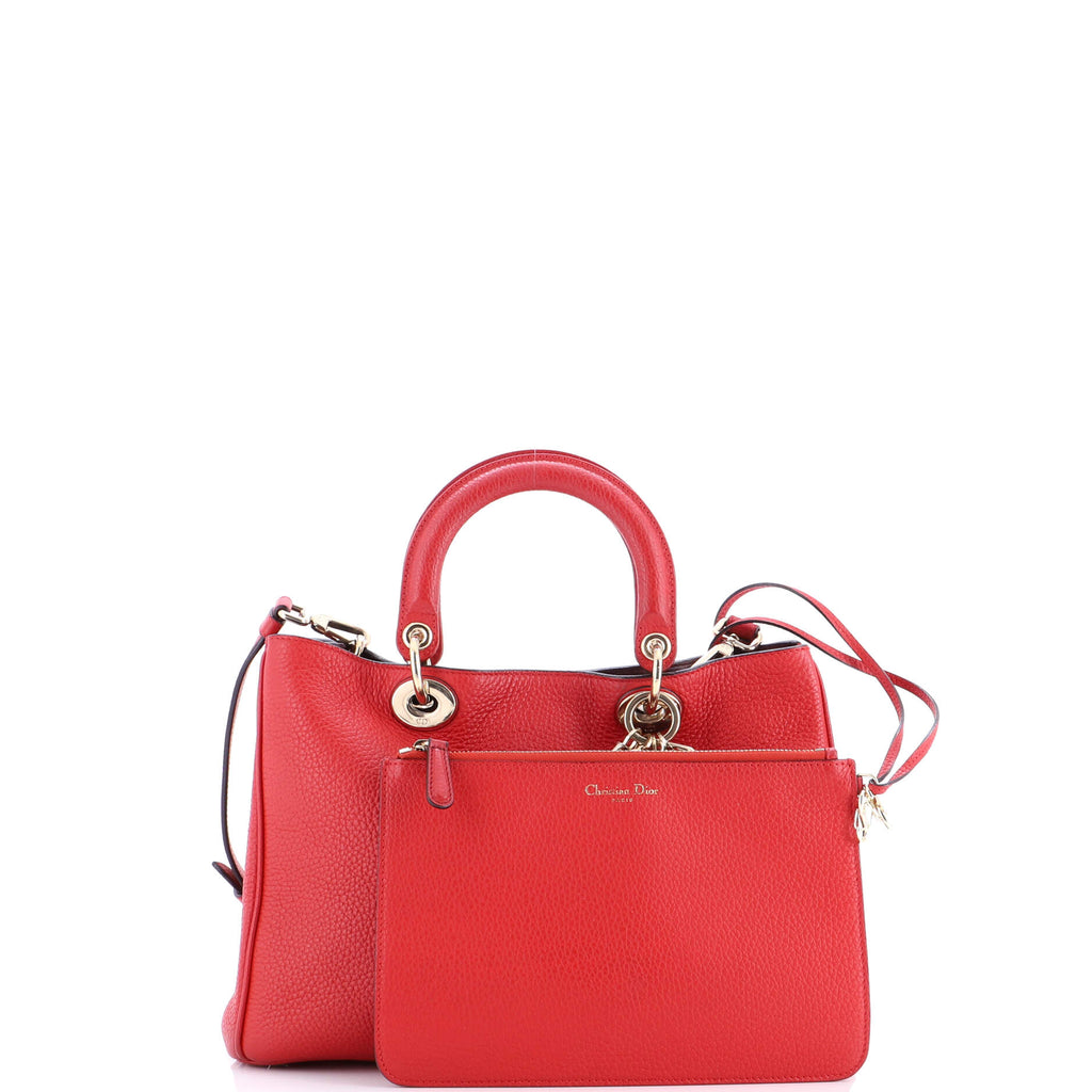 Diorissimo Tote Pebbled Leather Medium