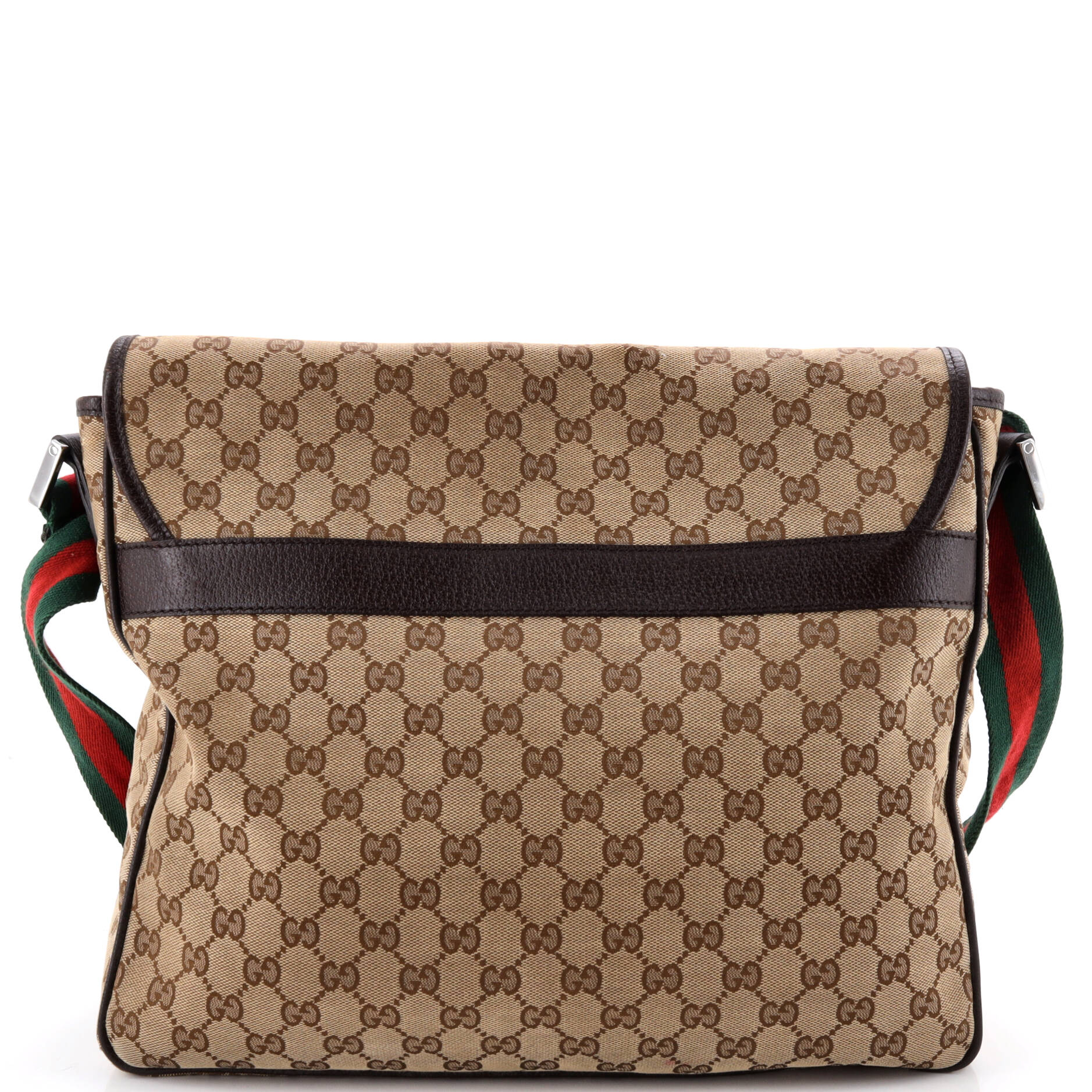 Web Strap Flap Messenger GG Canvas Medium