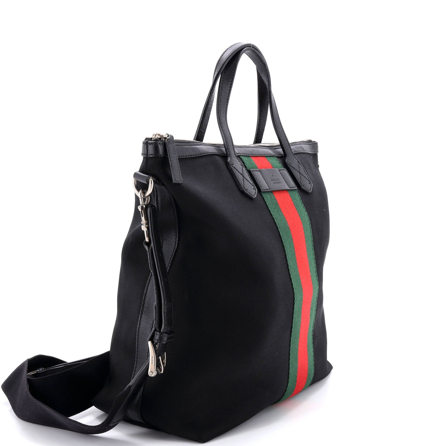 Web Zip Tote Techno Canvas Medium