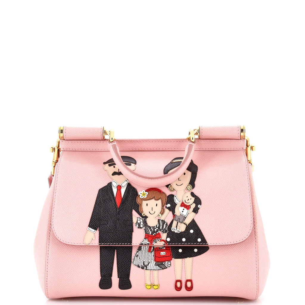 Family Miss Sicily Bag Patchwork Leather Medium