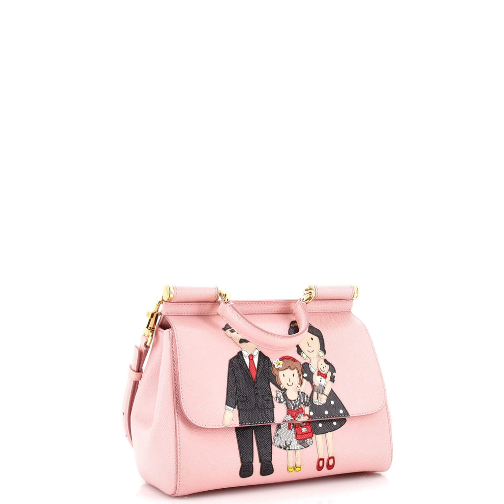 Family Miss Sicily Bag Patchwork Leather Medium