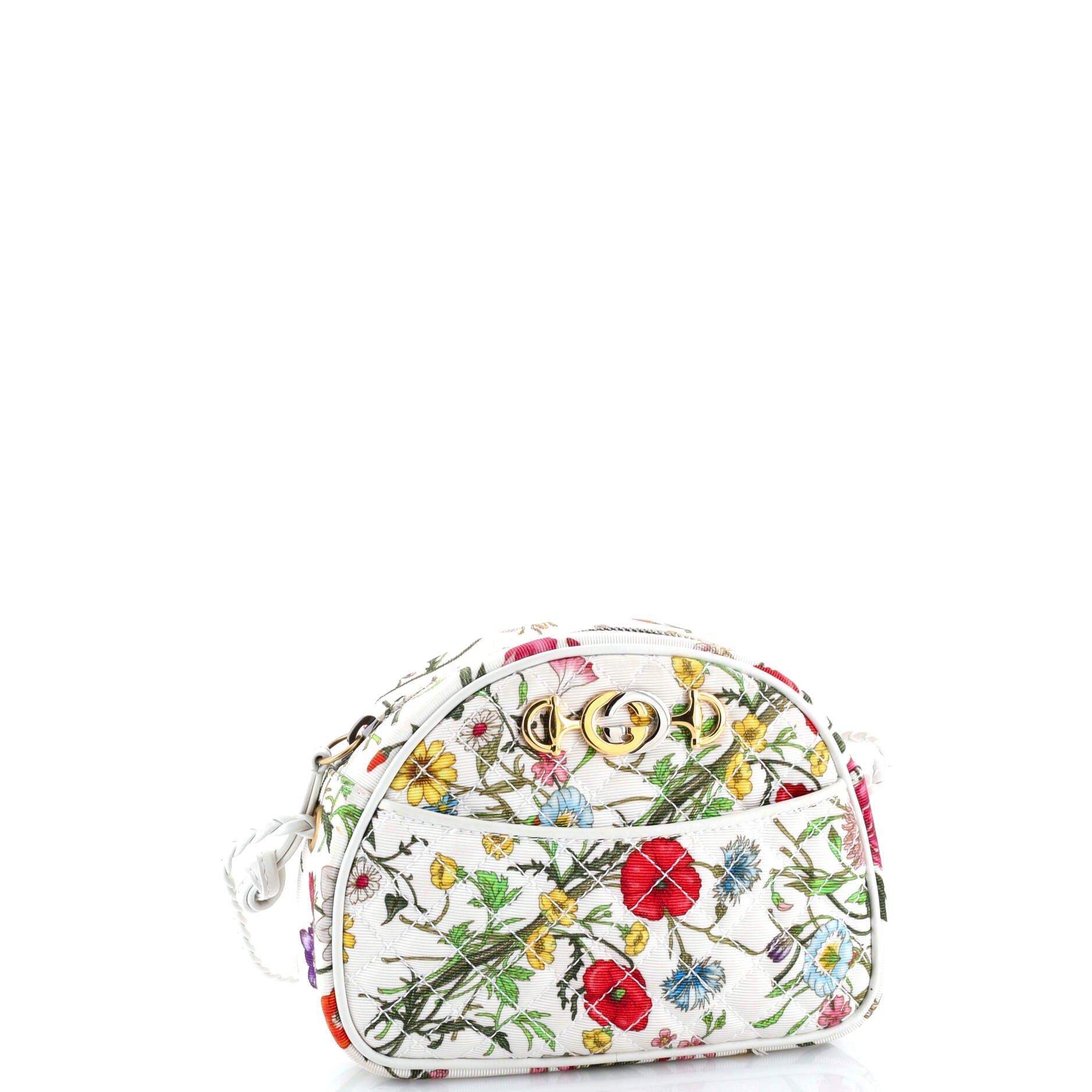 Trapuntata Camera Shoulder Bag Quilted Flora Canvas	 Mini