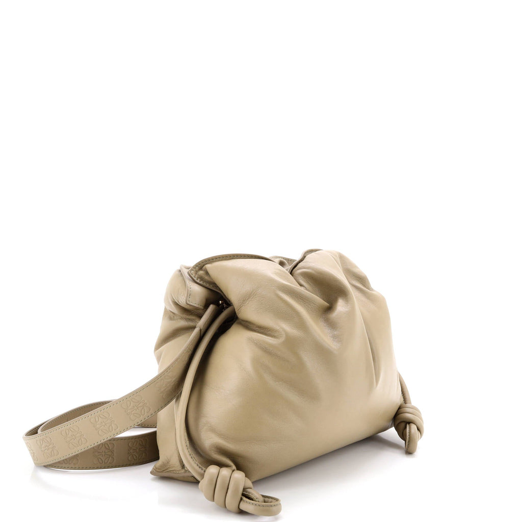 Flamenco Knot Clutch Leather Medium