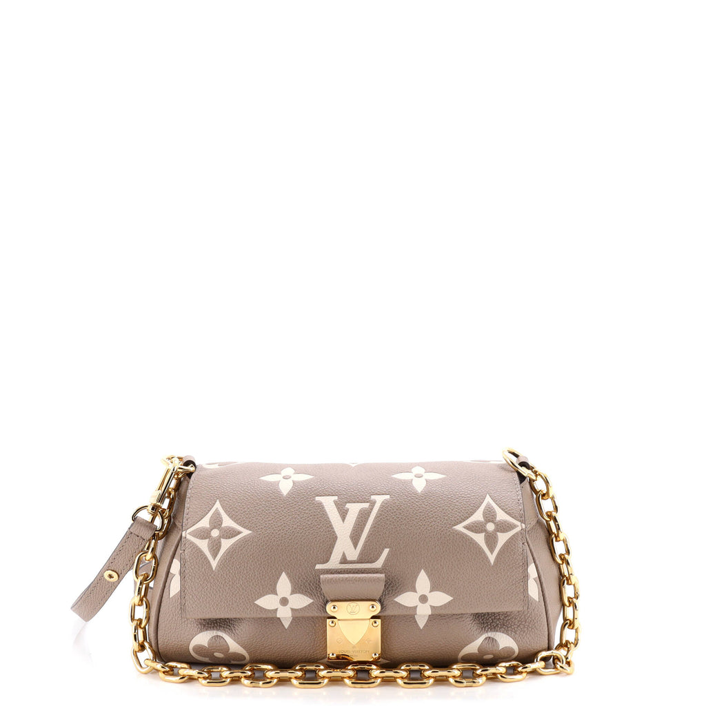 Favorite NM Handbag Bicolor Monogram Empreinte Giant