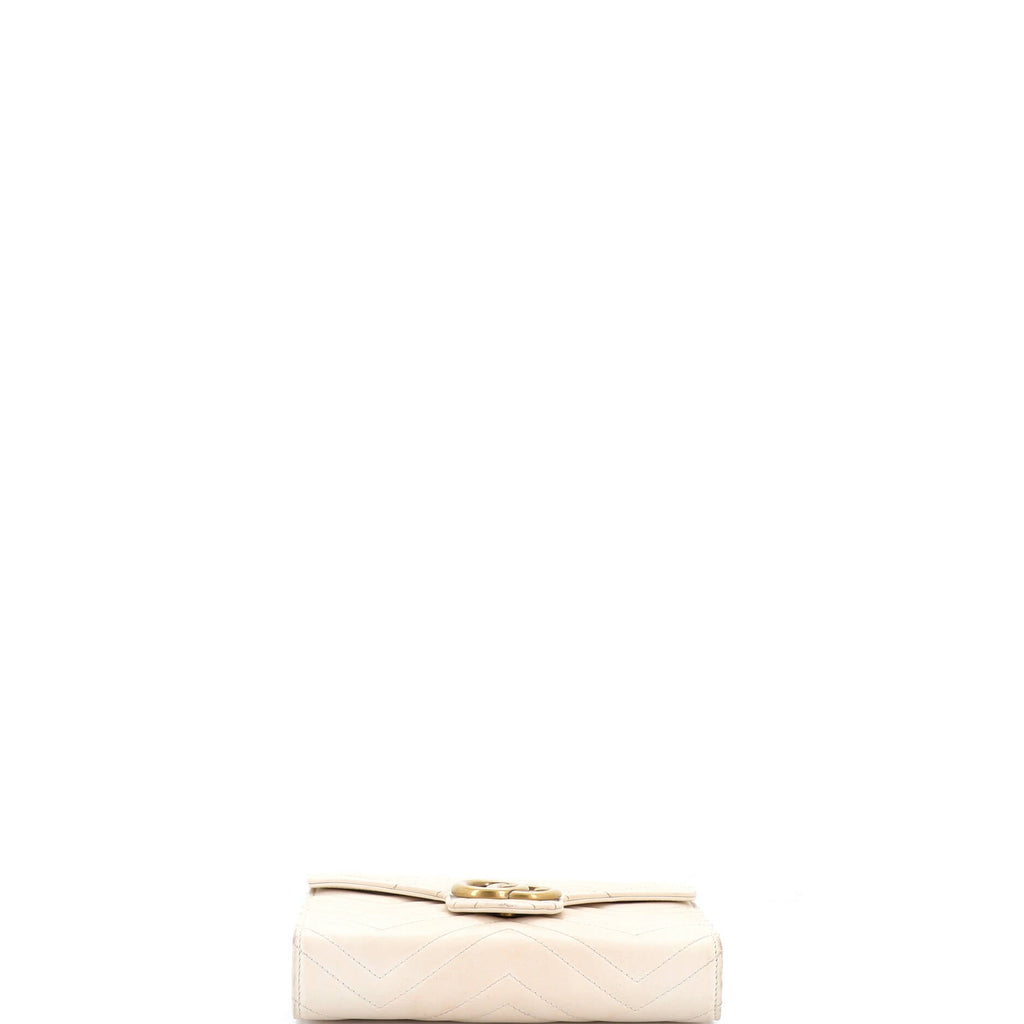 GG Marmont Chain Wallet Matelasse Leather Mini