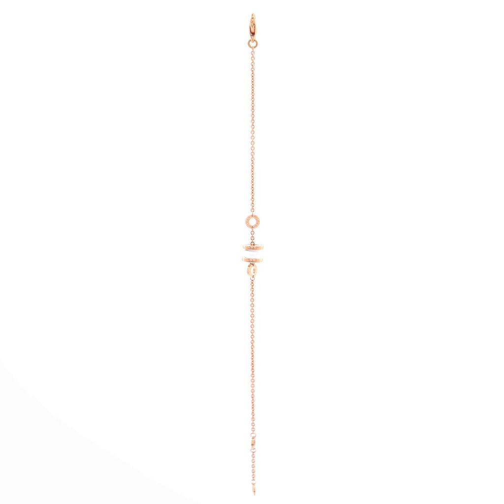 B.Zero1 Soft Bracelet 18K Rose Gold with Ceramic