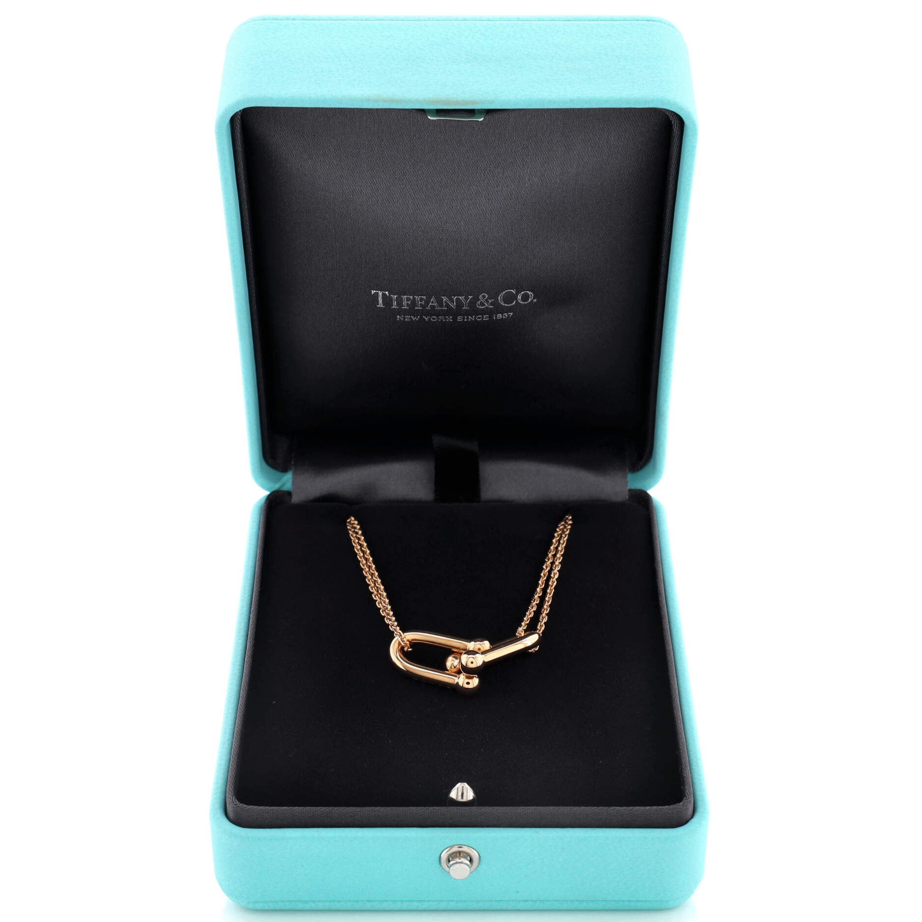 HardWear Double Link Pendant Necklace 18K Rose Gold