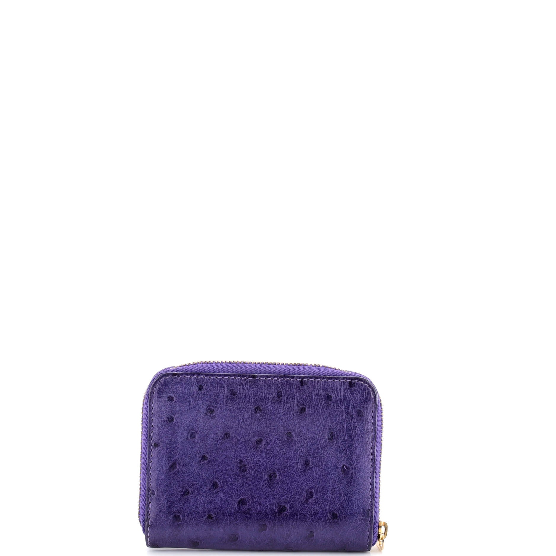 Zippy Coin Purse Ostrich