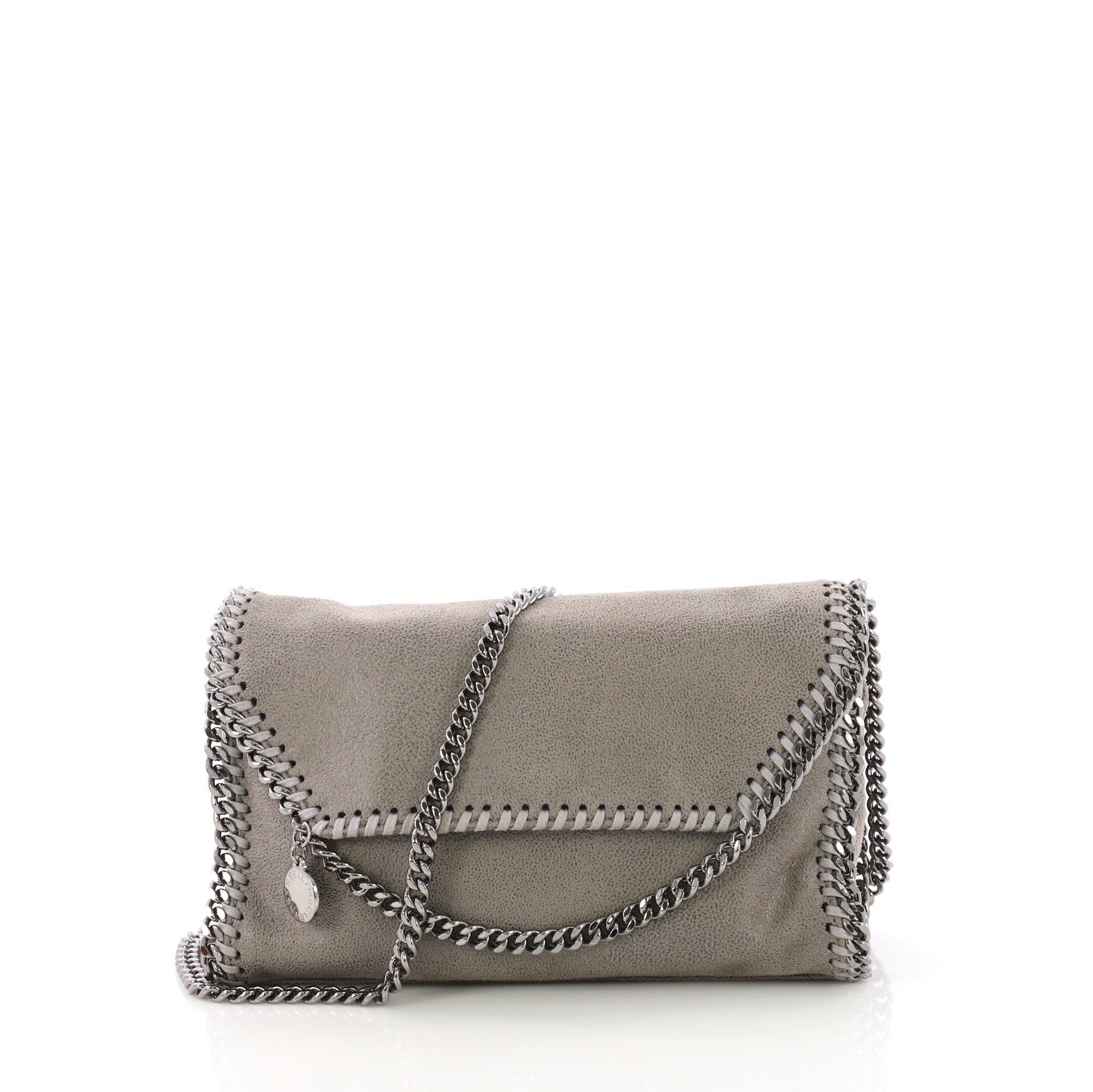 Falabella Clutch on Chain Shaggy Deer