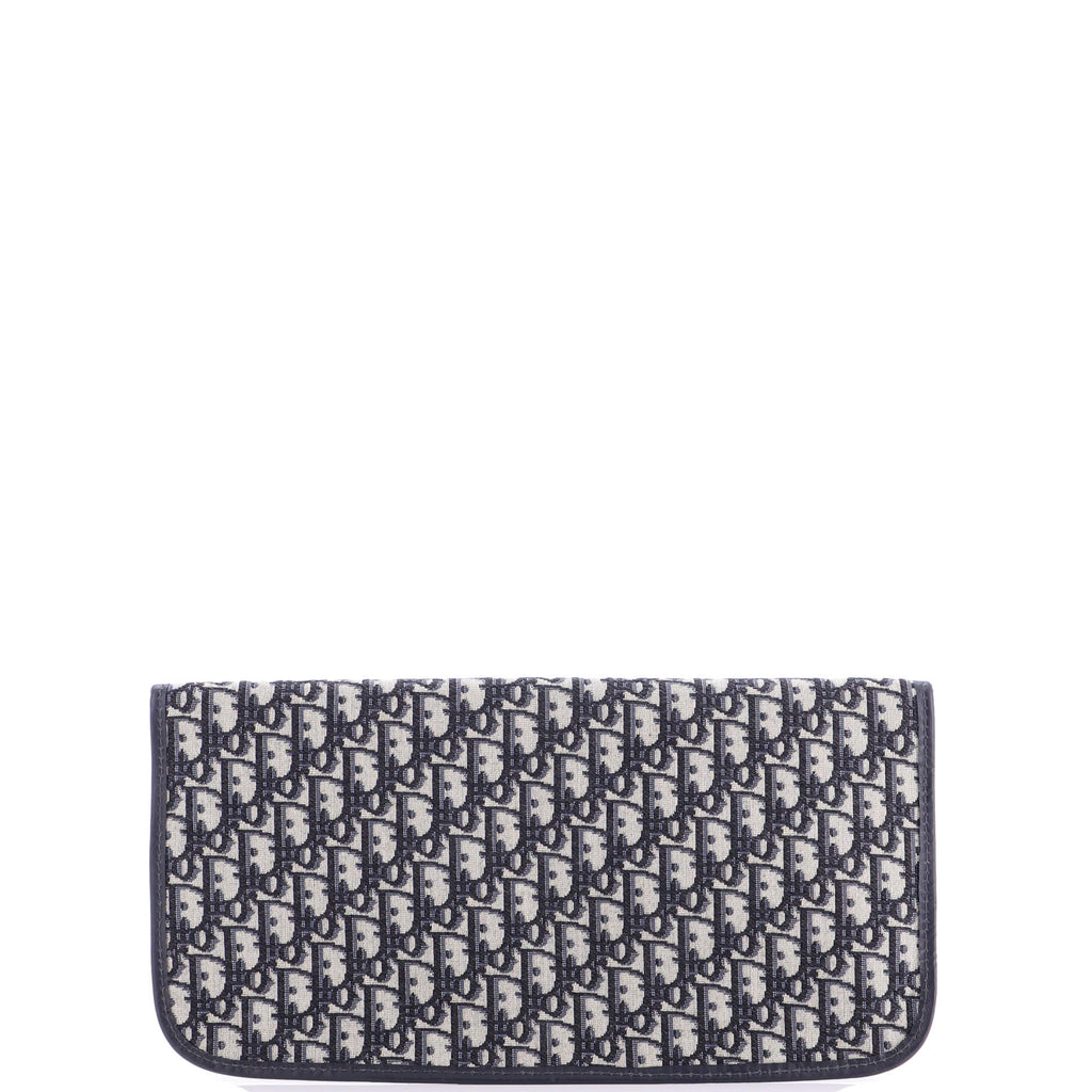 Fold Over Clutch Oblique Canvas