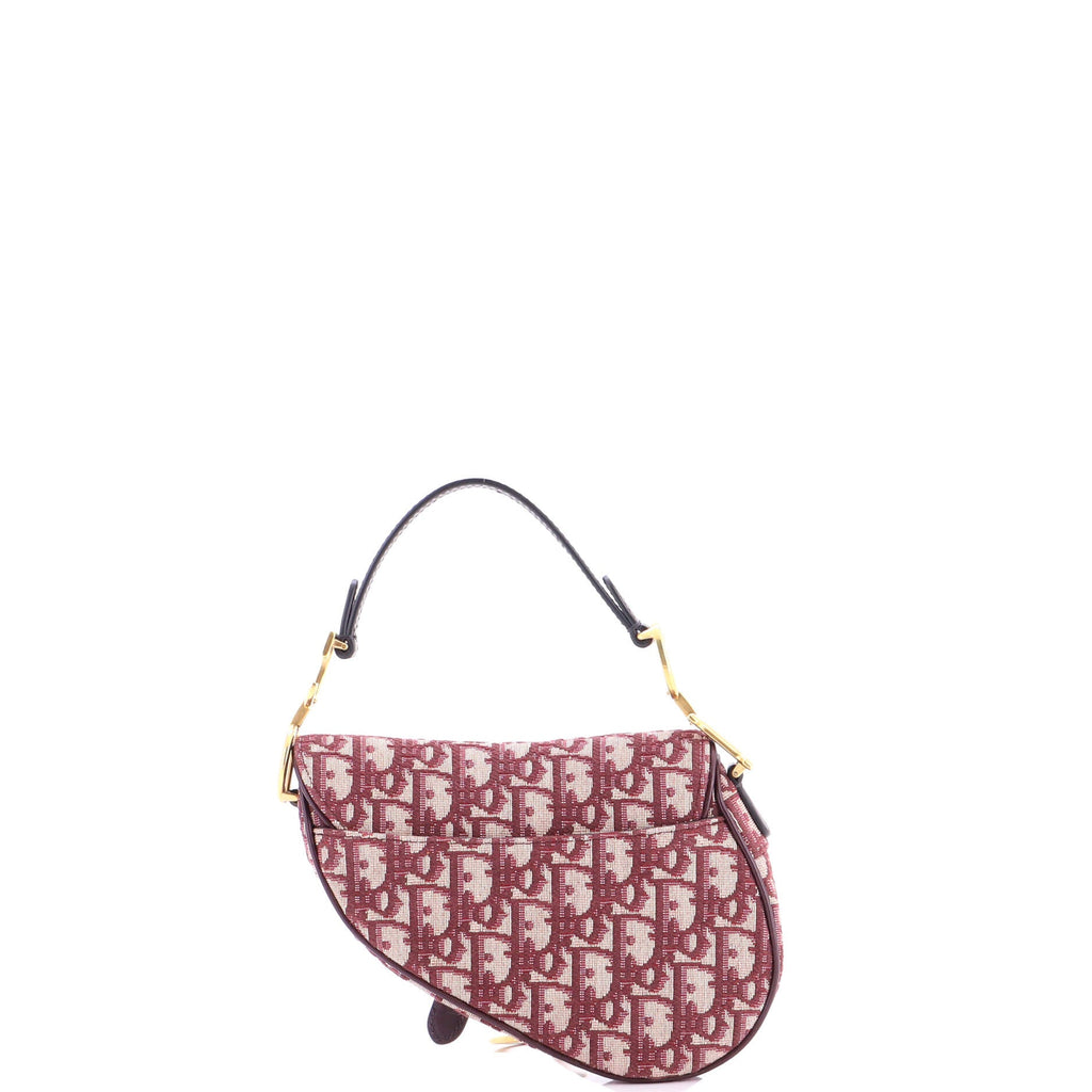 Saddle Handbag Oblique Canvas Mini