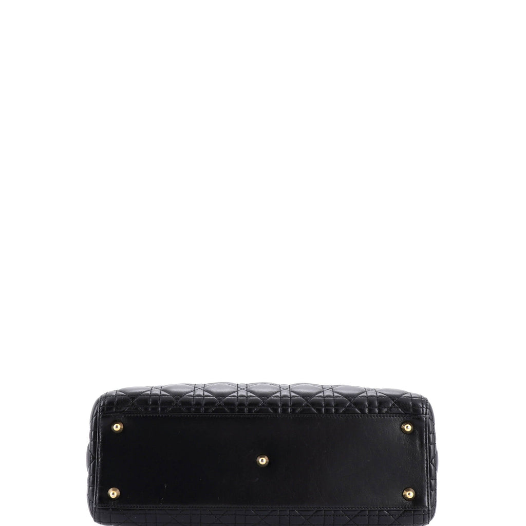 Lady Dior Bag Cannage Quilt Lambskin Large