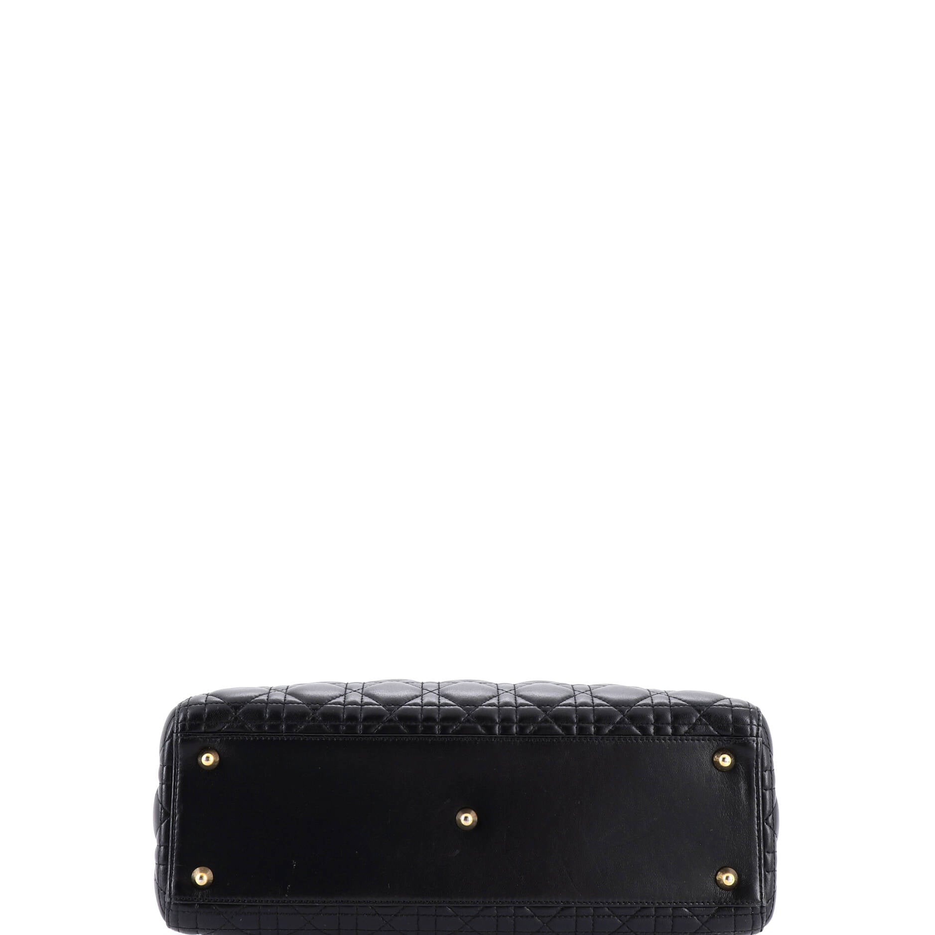 Lady Dior Bag Cannage Quilt Lambskin Large