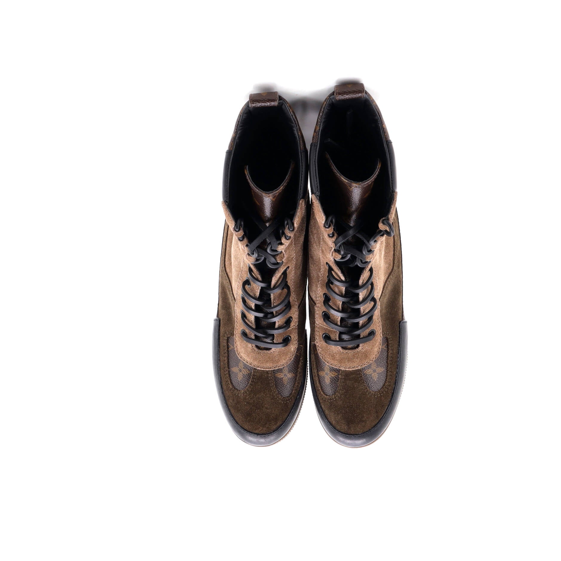 Women's Laureate Platform Desert Boots Leather with Suede