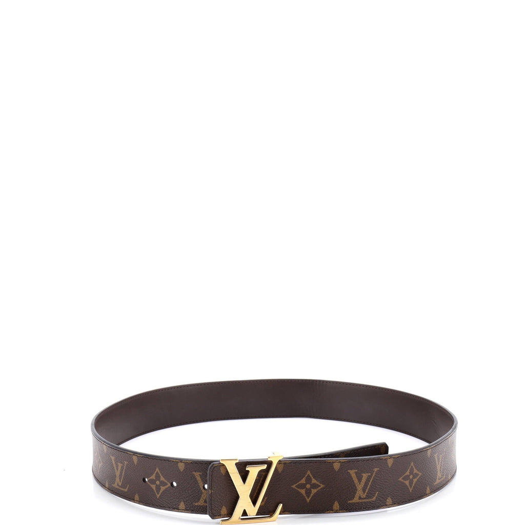 LV Initiales Reversible Belt Monogram Canvas and Leather Wide
