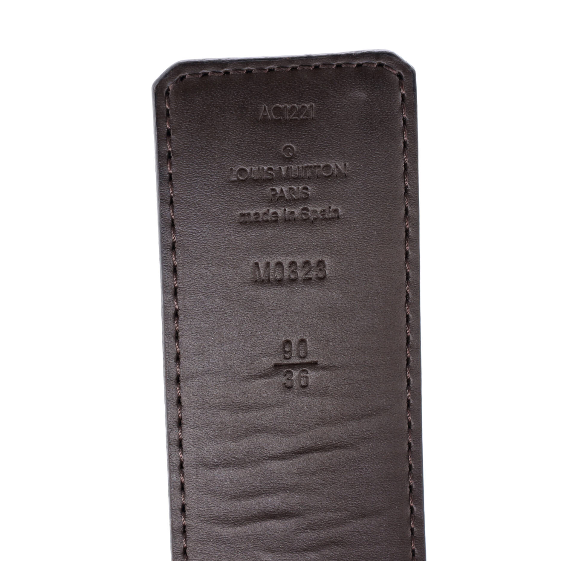 LV Initiales Reversible Belt Monogram Canvas and Leather Wide