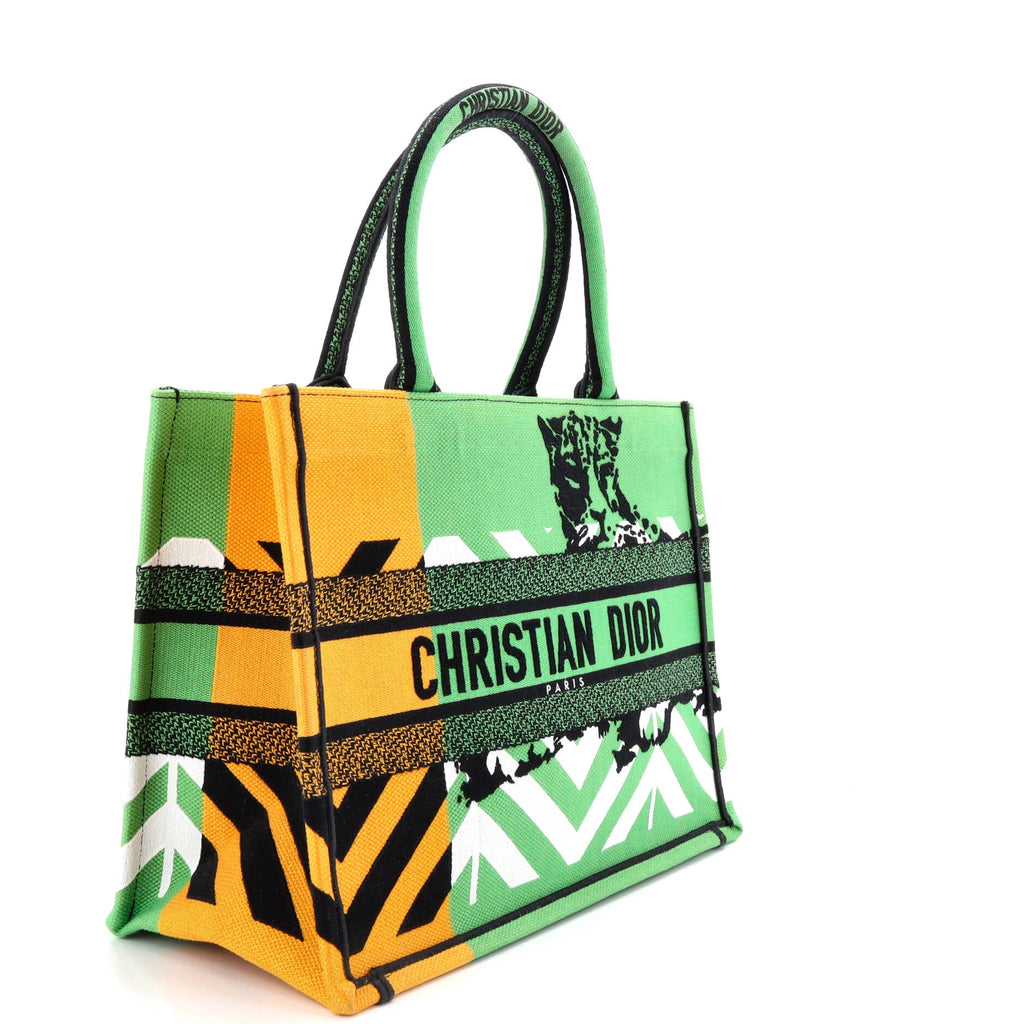 Book Tote Embroidered Canvas Medium