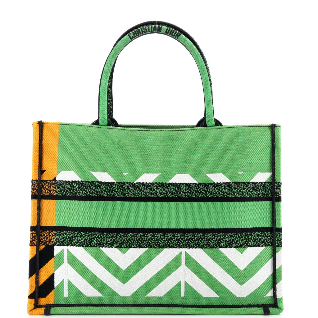 Book Tote Embroidered Canvas Medium