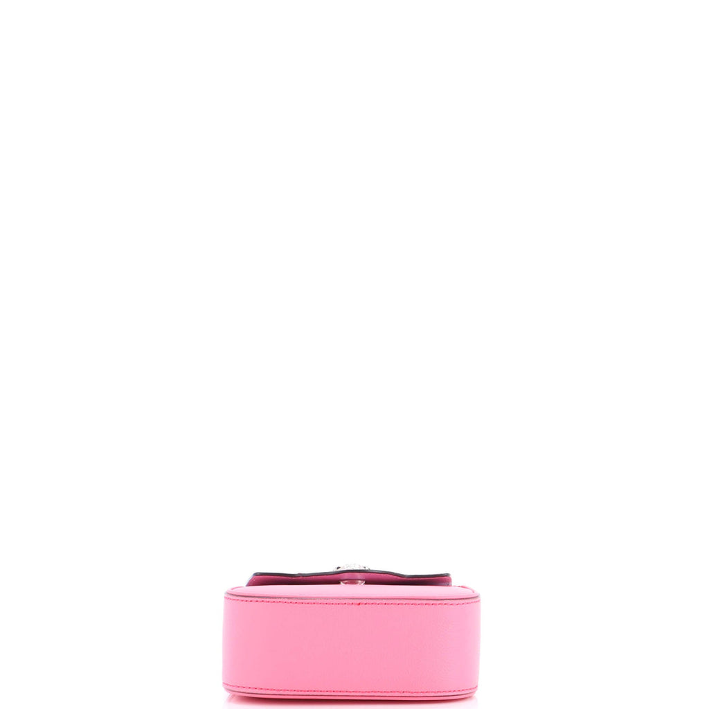 La Medusa Chain Top Handle Bag Leather Small