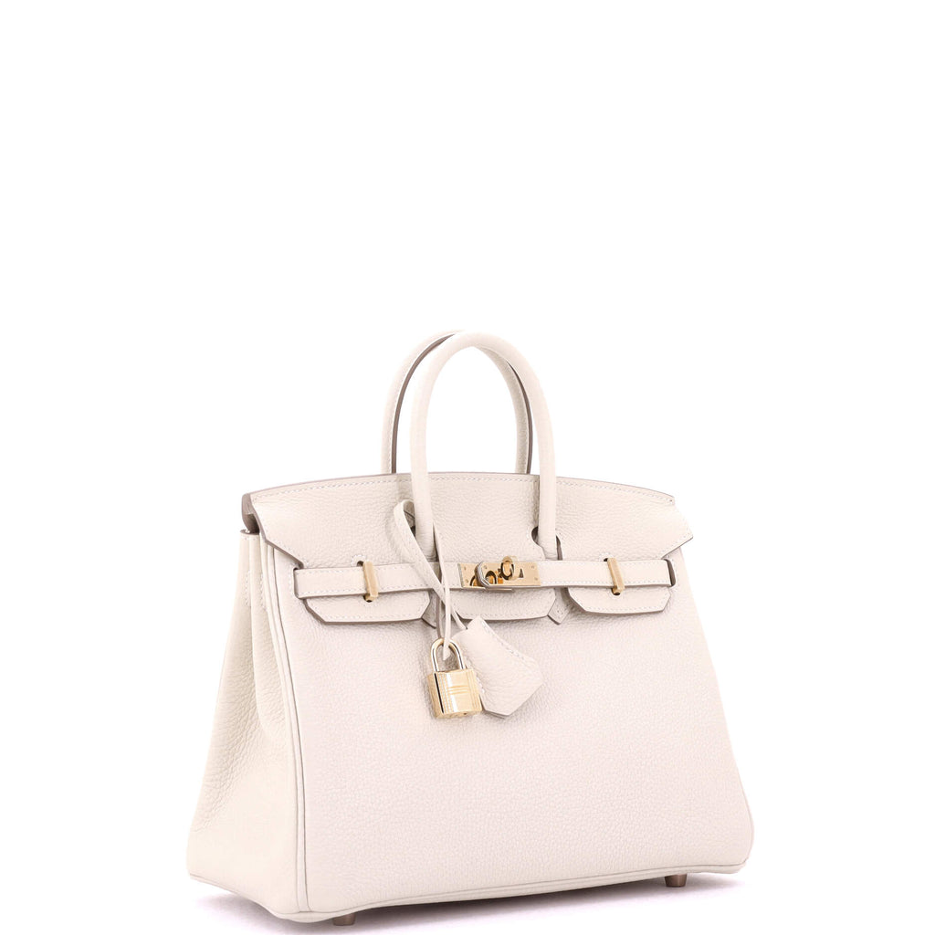 Birkin Handbag Light Togo with Rose Gold Hardware 25