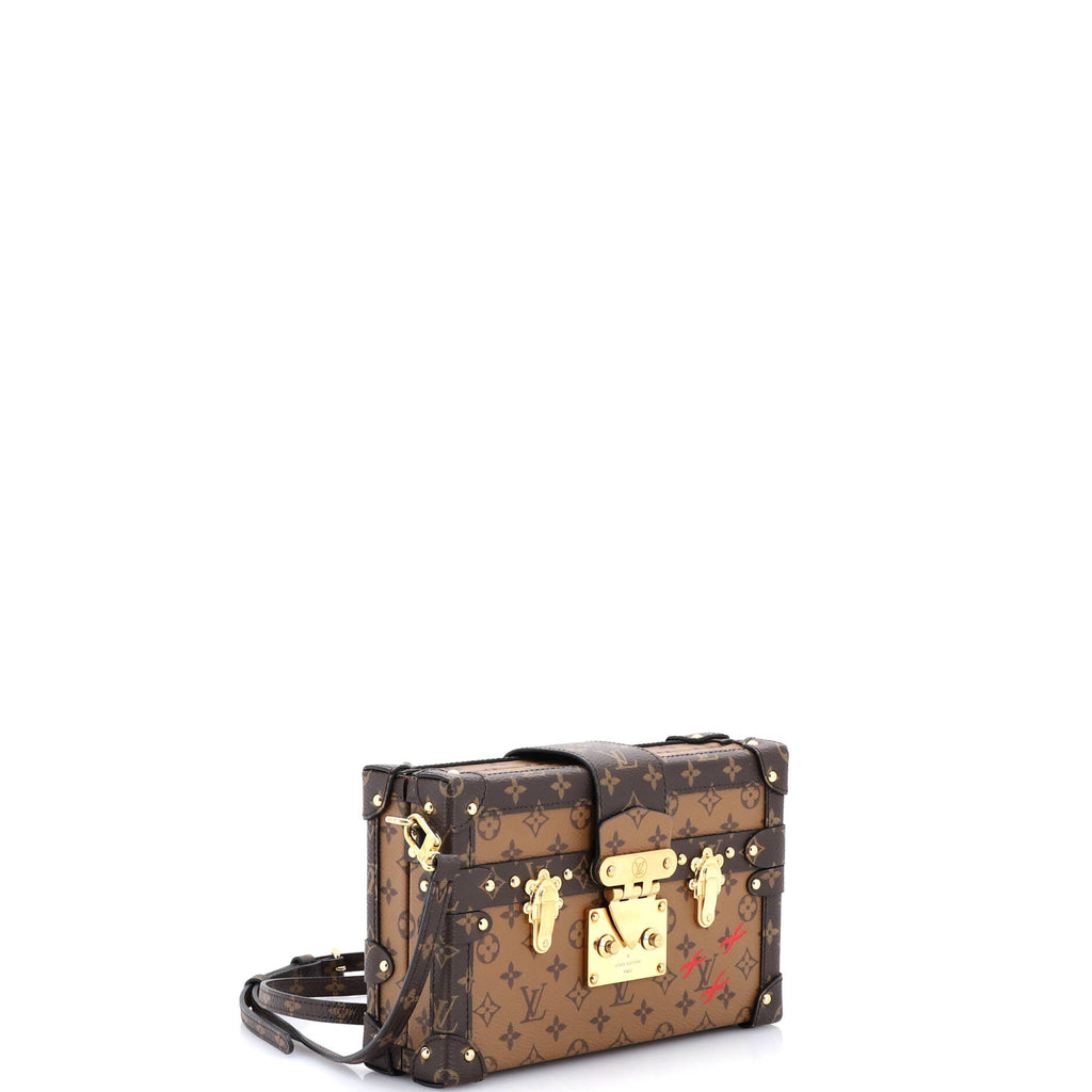 Petite Malle Handbag Reverse Monogram Canvas