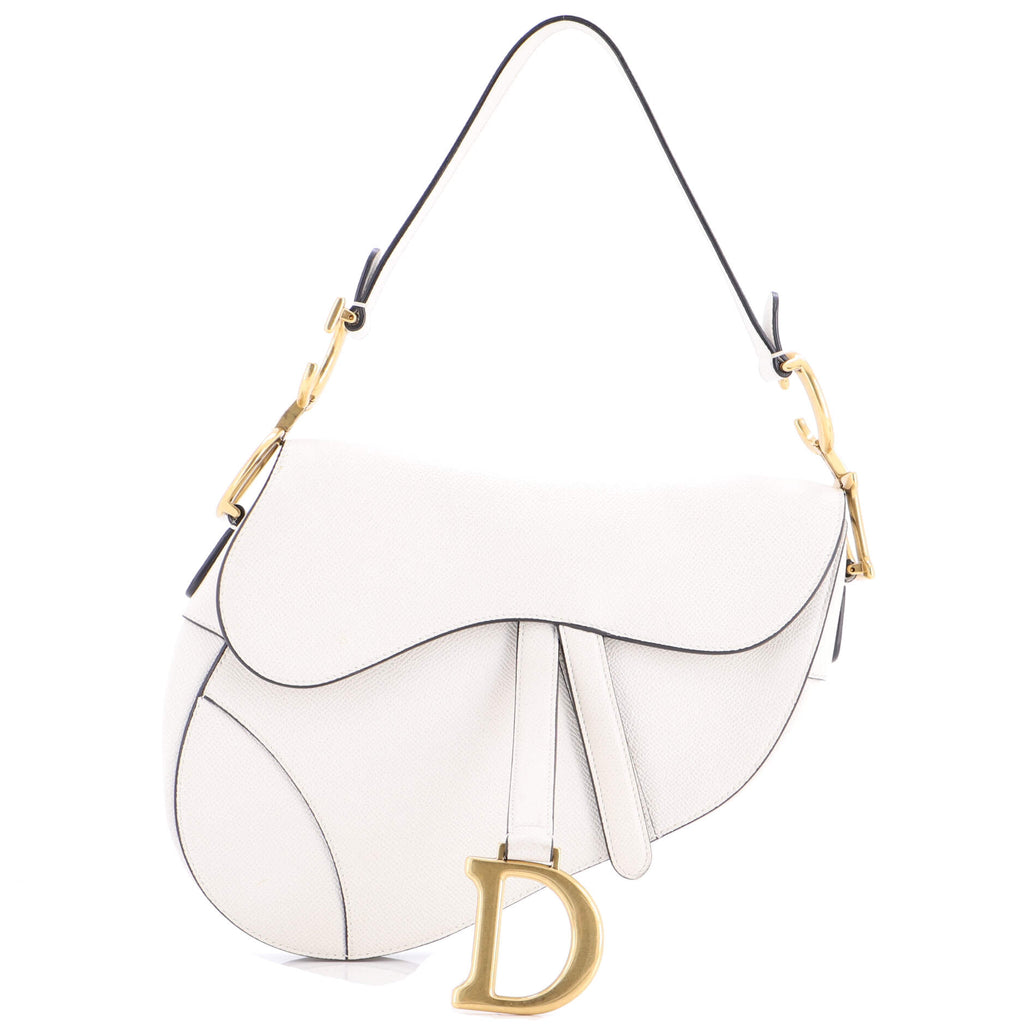 Saddle Handbag Leather Medium