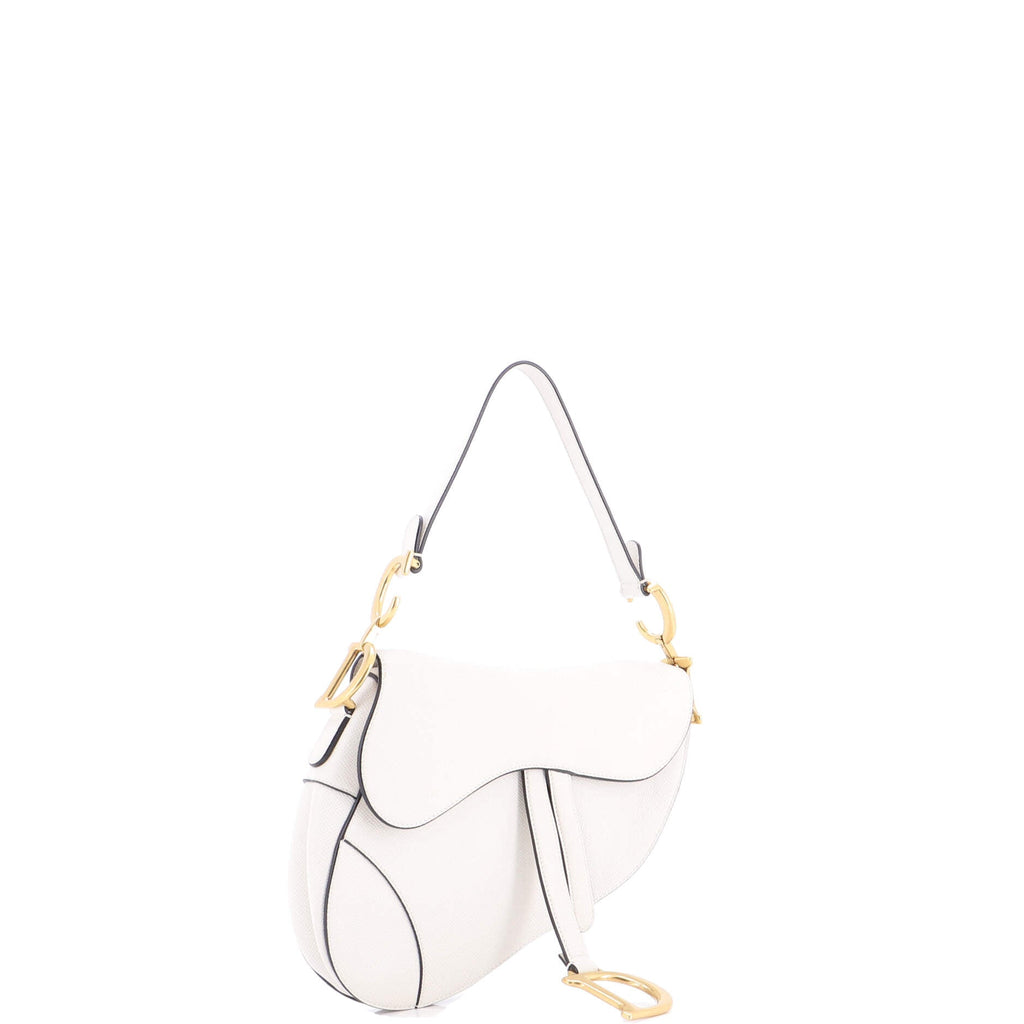 Saddle Handbag Leather Medium