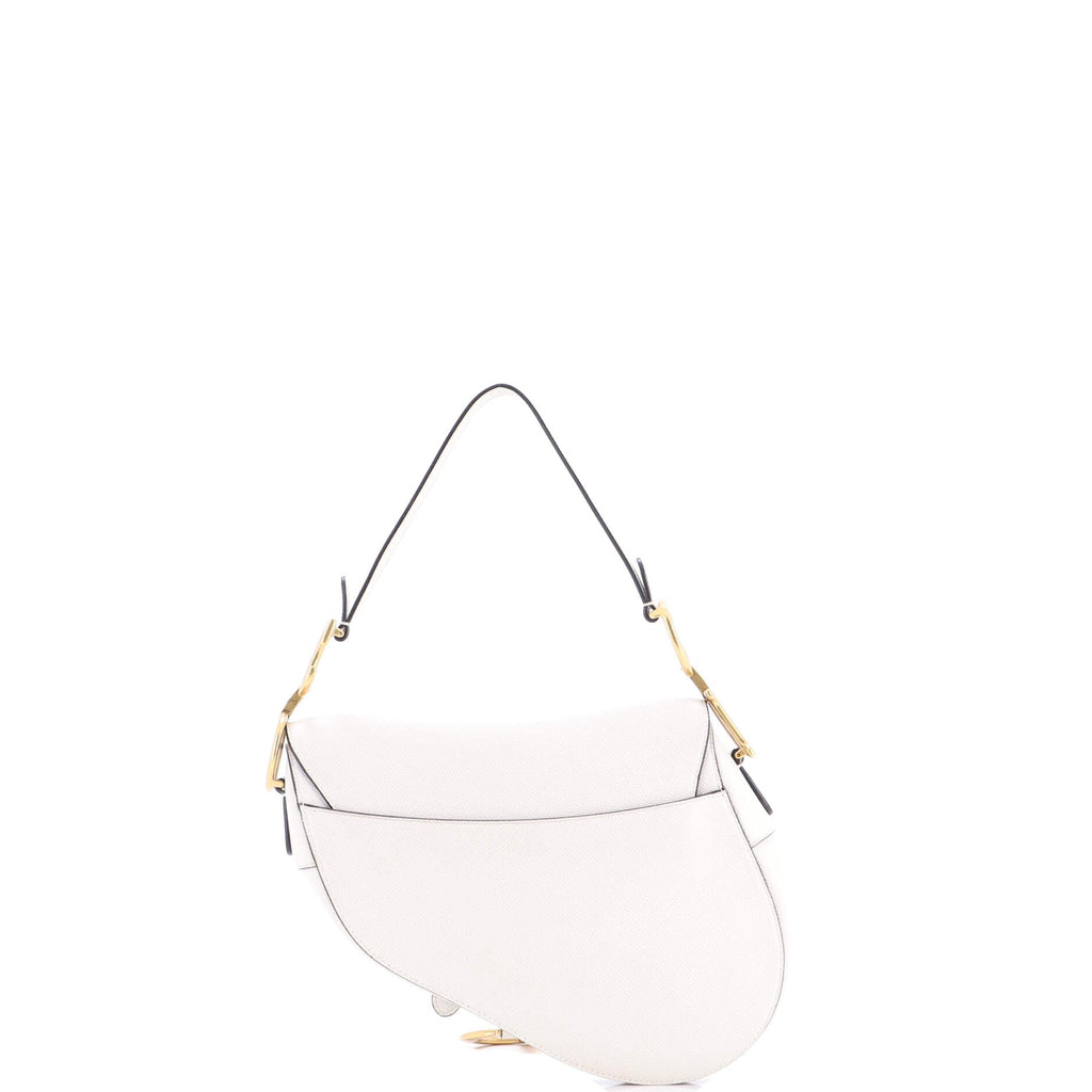 Saddle Handbag Leather Medium