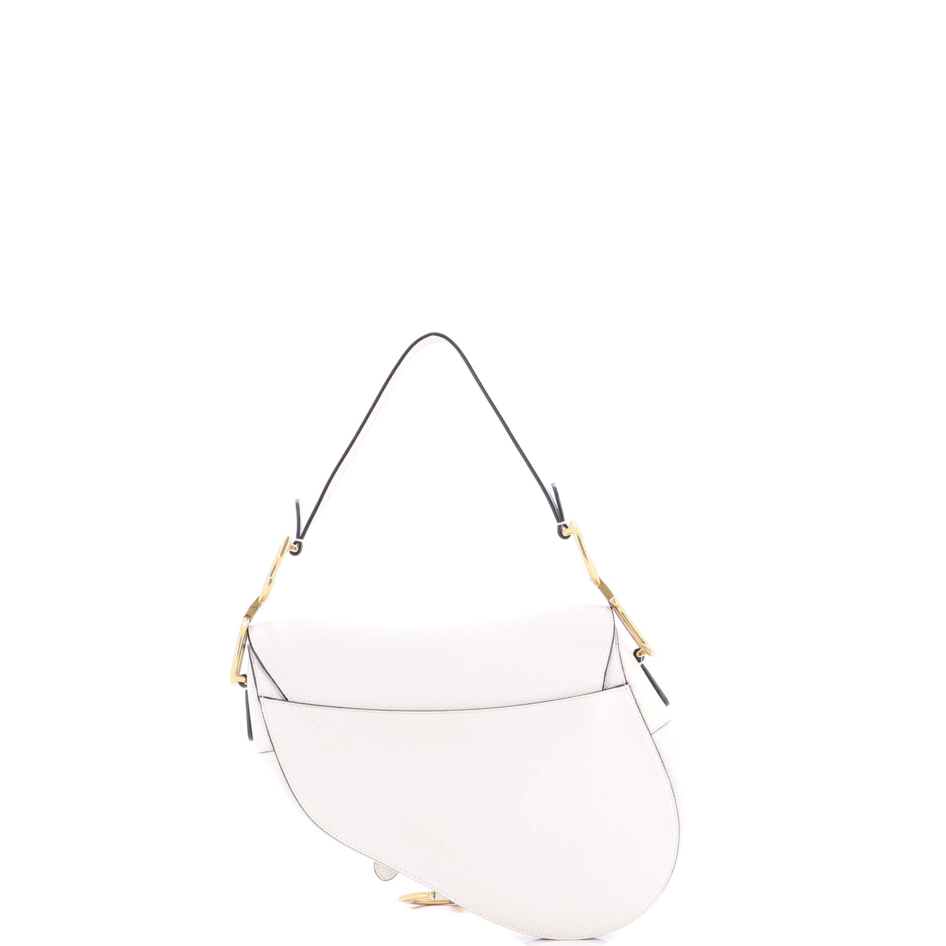 Saddle Handbag Leather Medium