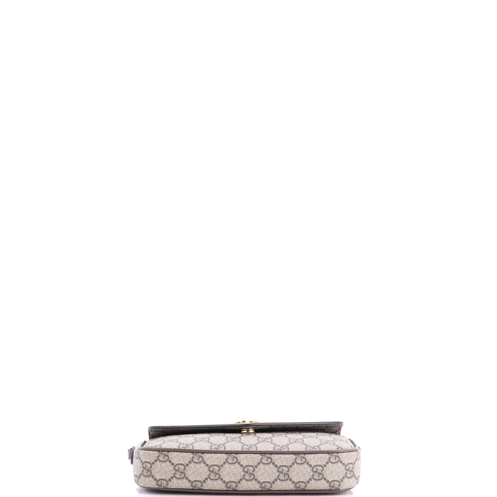 Ophidia Envelope Flap Shoulder Bag GG Coated Canvas Mini