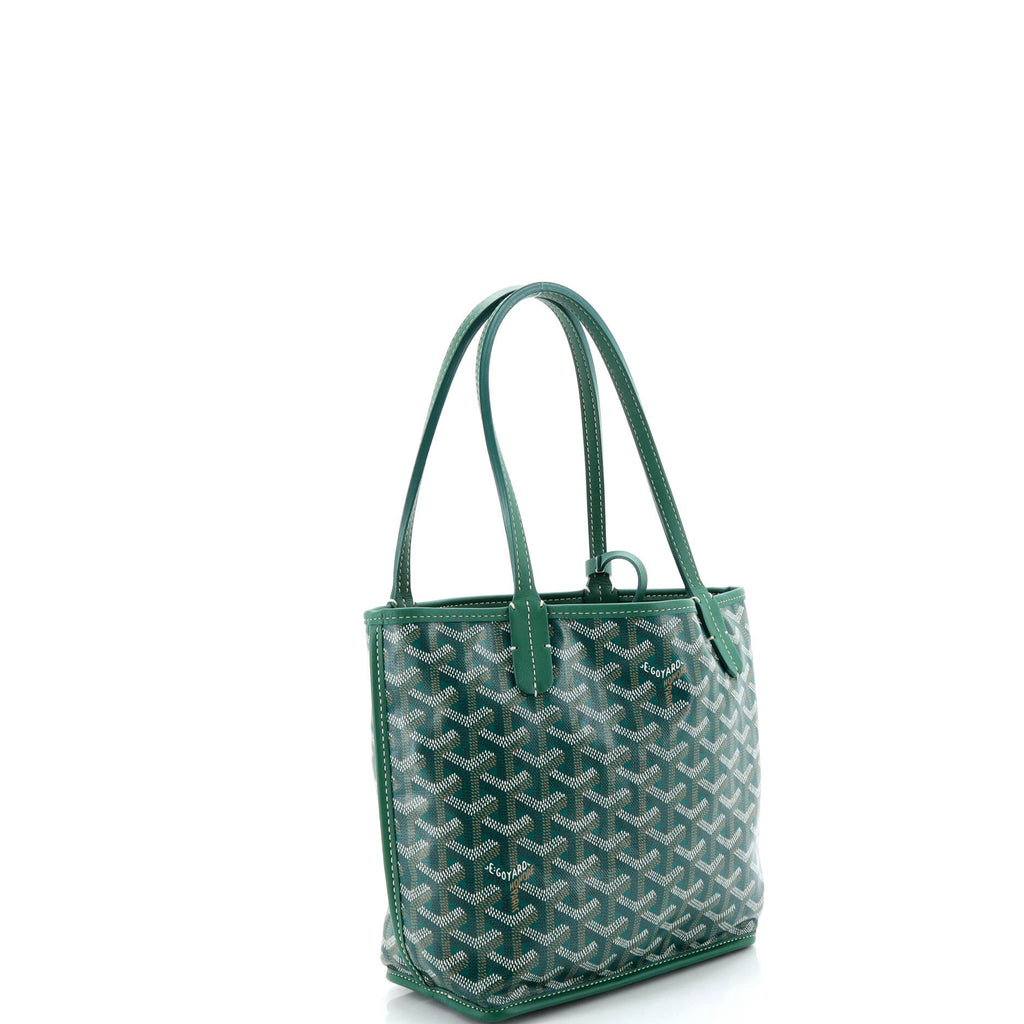 Anjou Reversible Tote Coated Canvas Mini