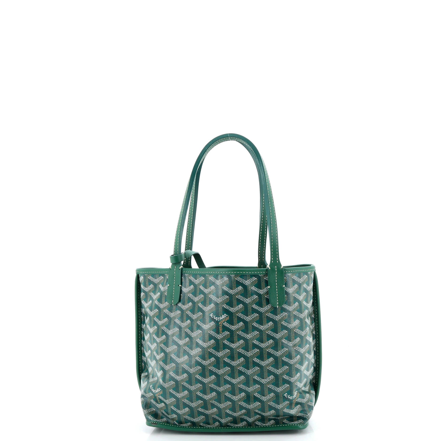 Anjou Reversible Tote Coated Canvas Mini