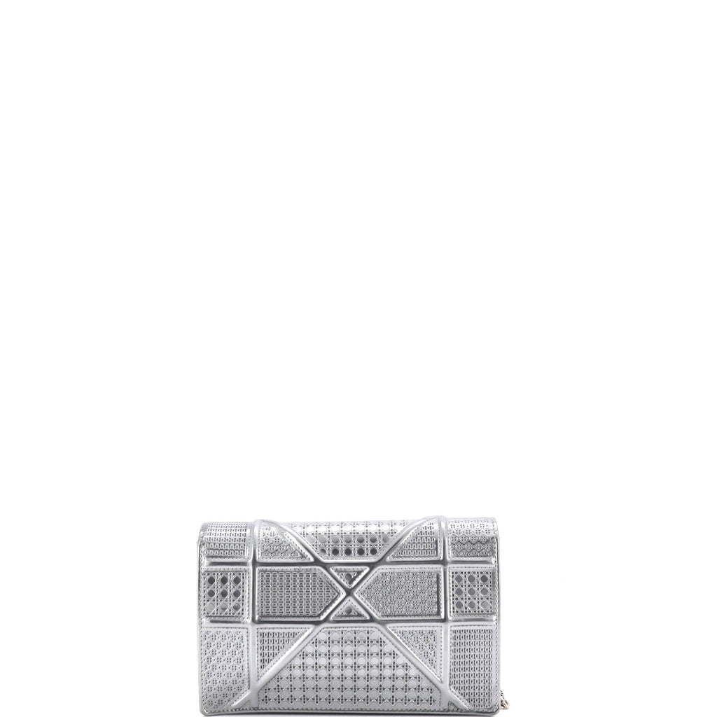 Diorama Flap Bag Cannage Embossed Calfskin Mini