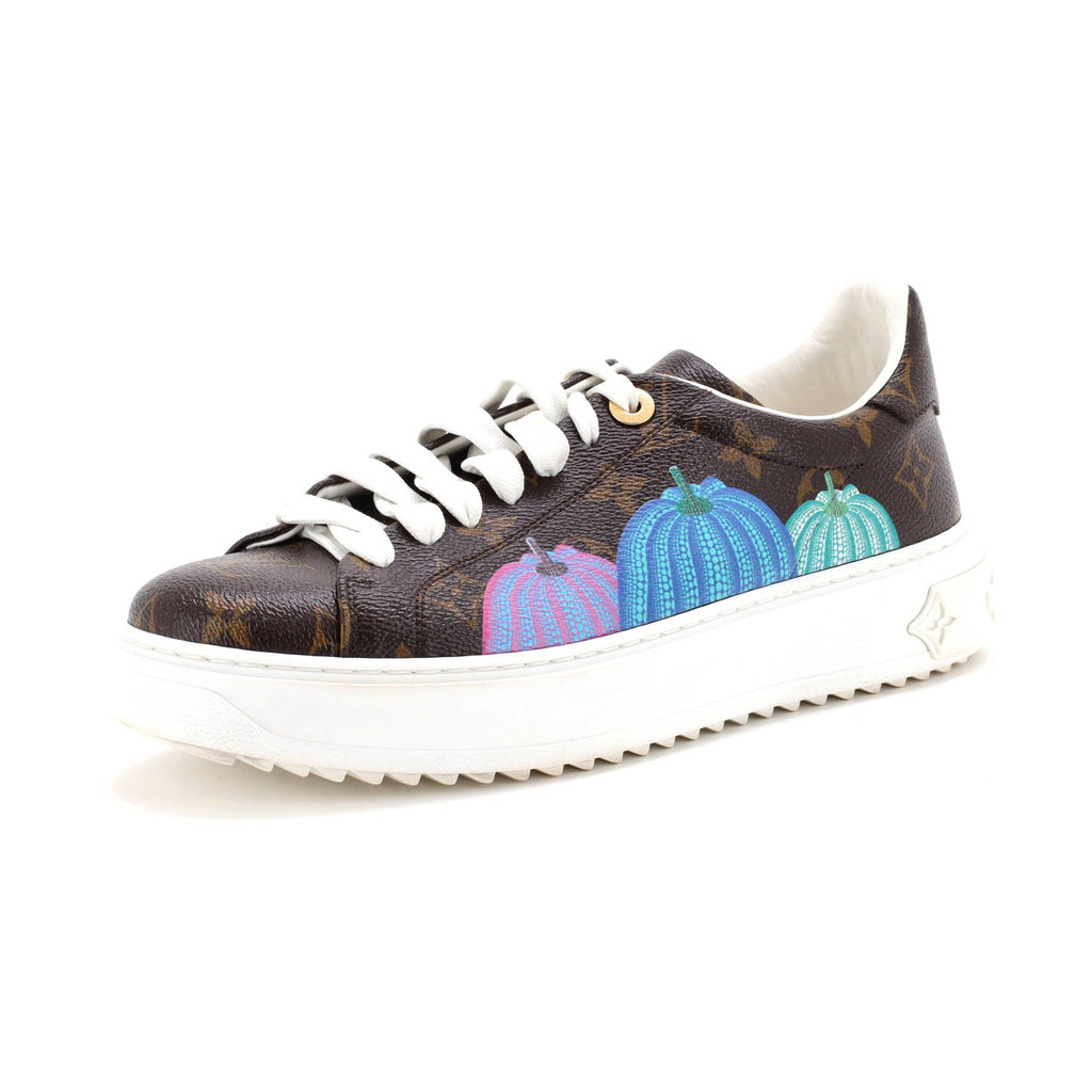 Women's Time Out Sneakers Yayoi Kusama Pumpkins Monogram Canvas