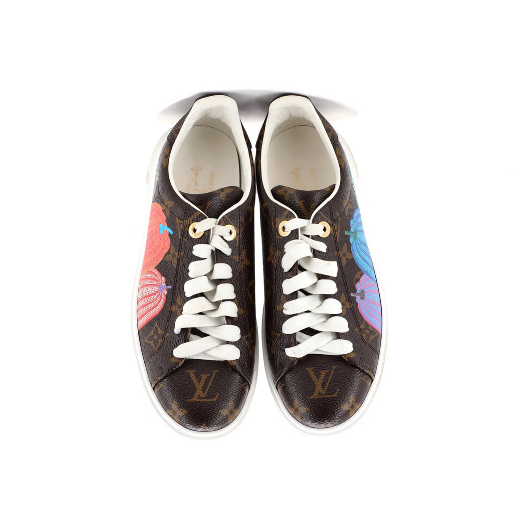 Women's Time Out Sneakers Yayoi Kusama Pumpkins Monogram Canvas