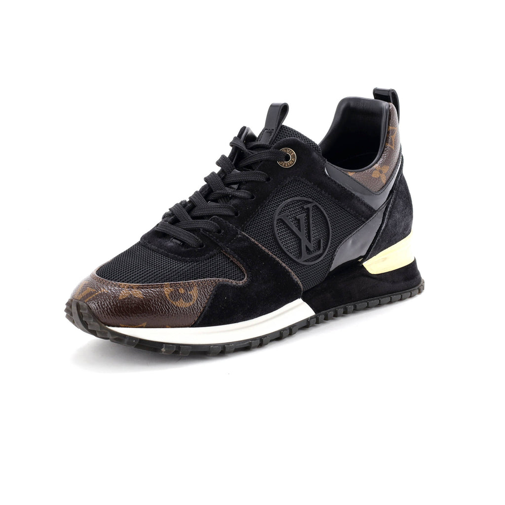 Women's Run Away Sneakers Mesh with Monogram Canvas and Suede