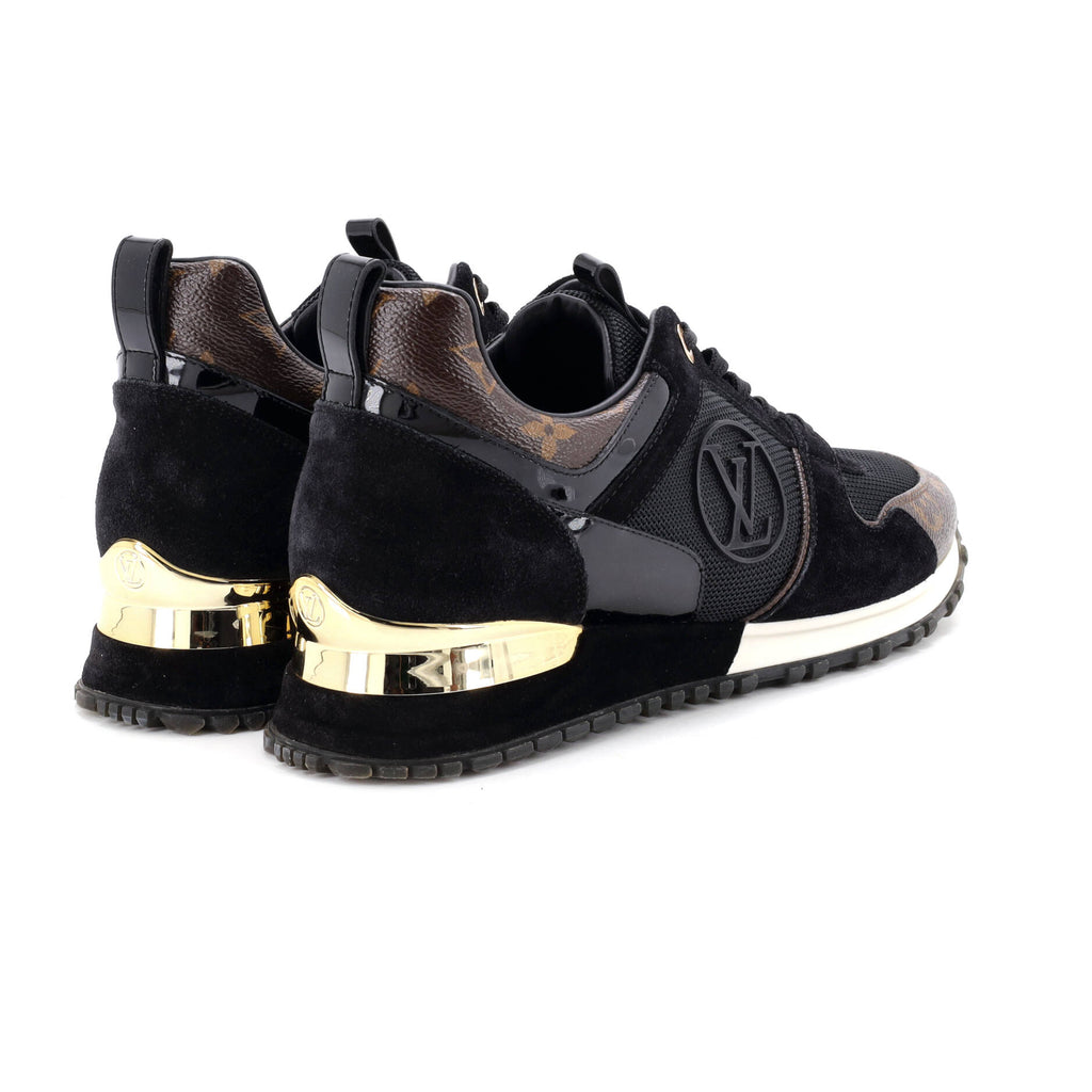 Women's Run Away Sneakers Mesh with Monogram Canvas and Suede