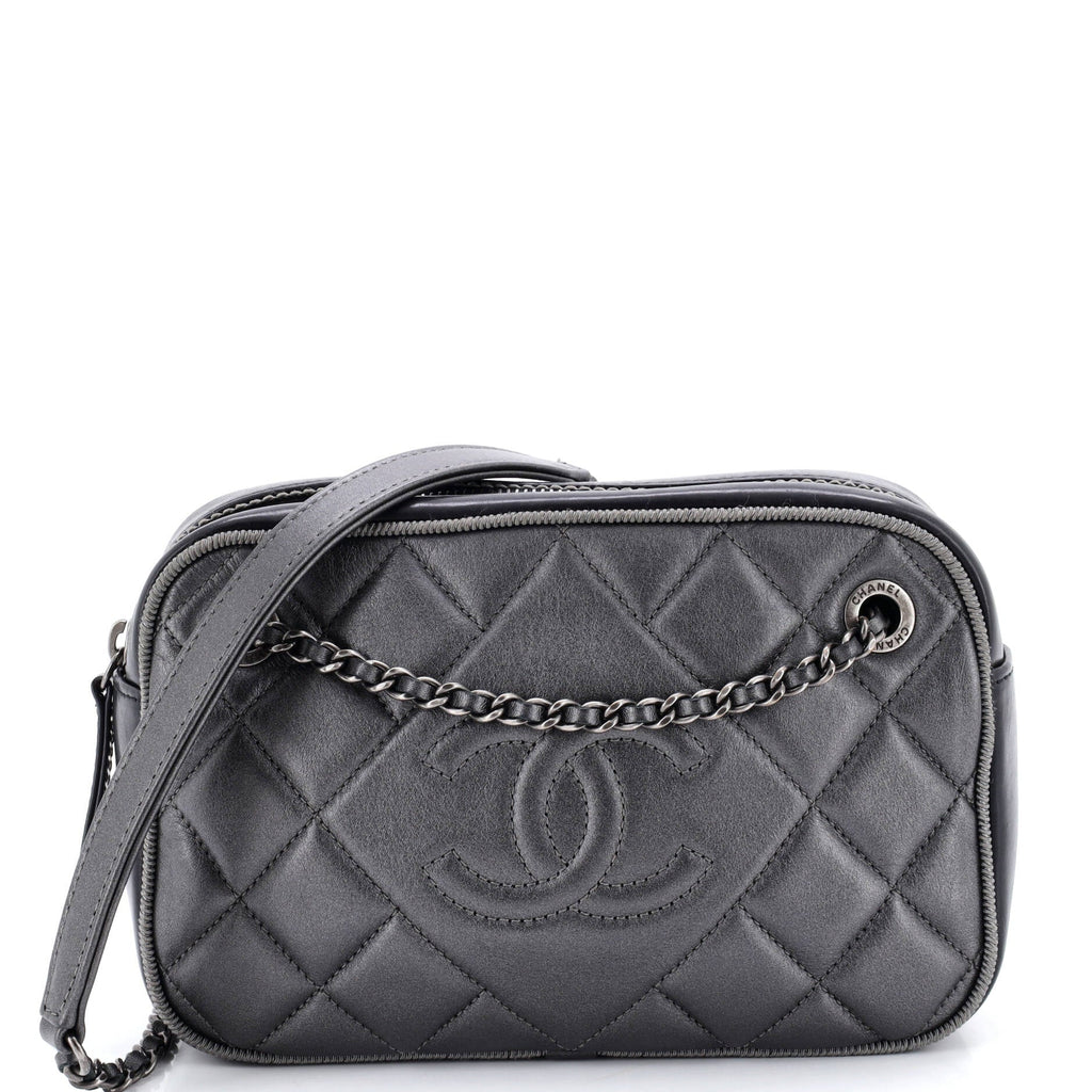Ballerine Camera Case Bag Quilted Calfskin Small