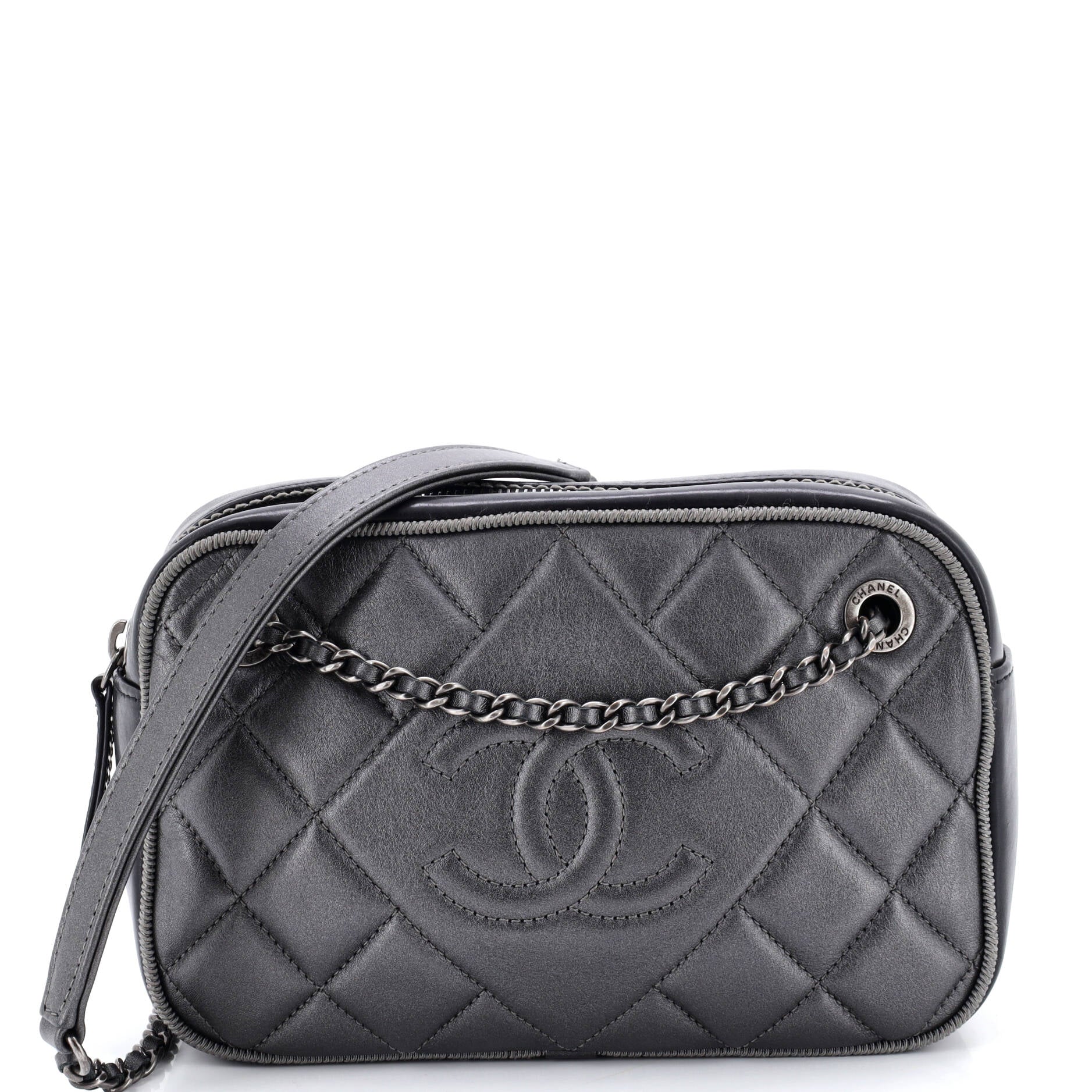 Ballerine Camera Case Bag Quilted Calfskin Small