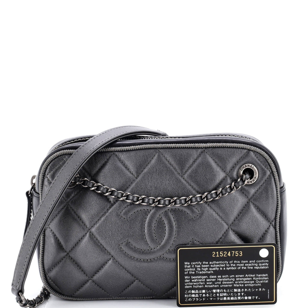 Ballerine Camera Case Bag Quilted Calfskin Small