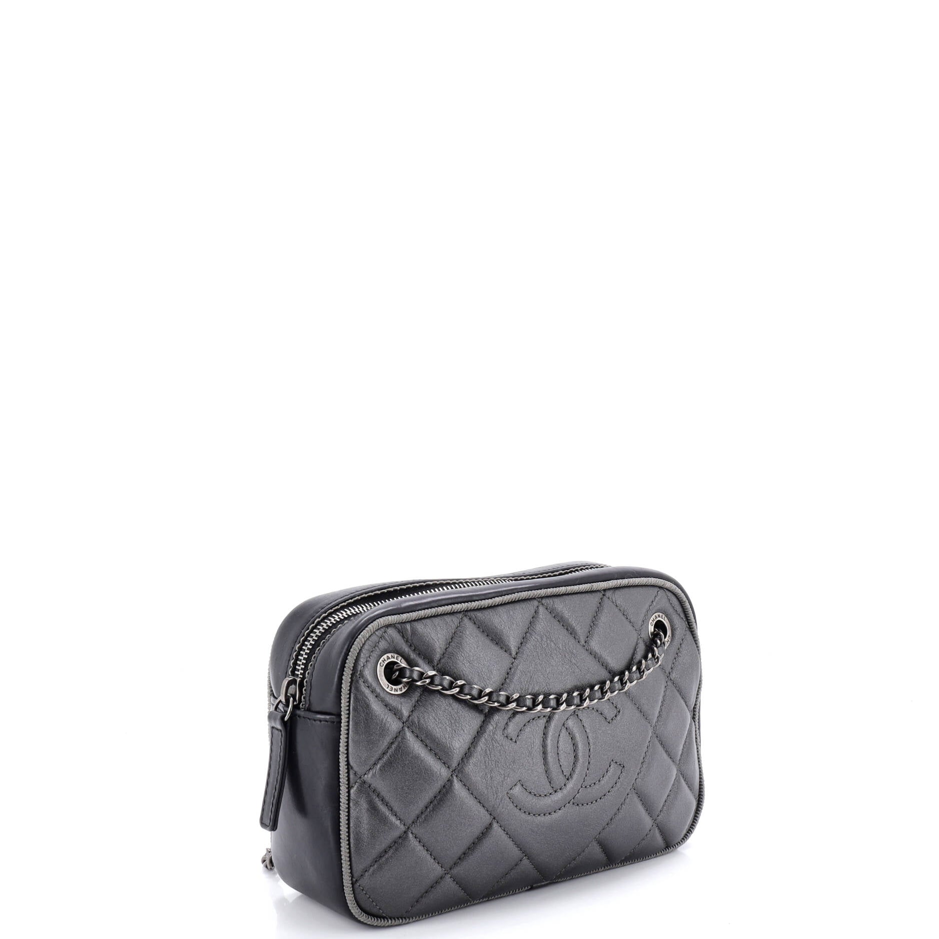 Ballerine Camera Case Bag Quilted Calfskin Small