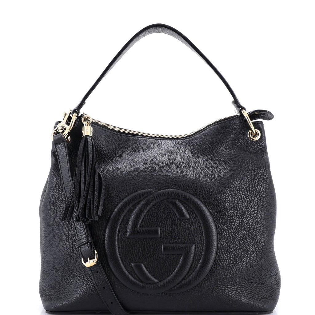 Soho Convertible Hobo Leather Large