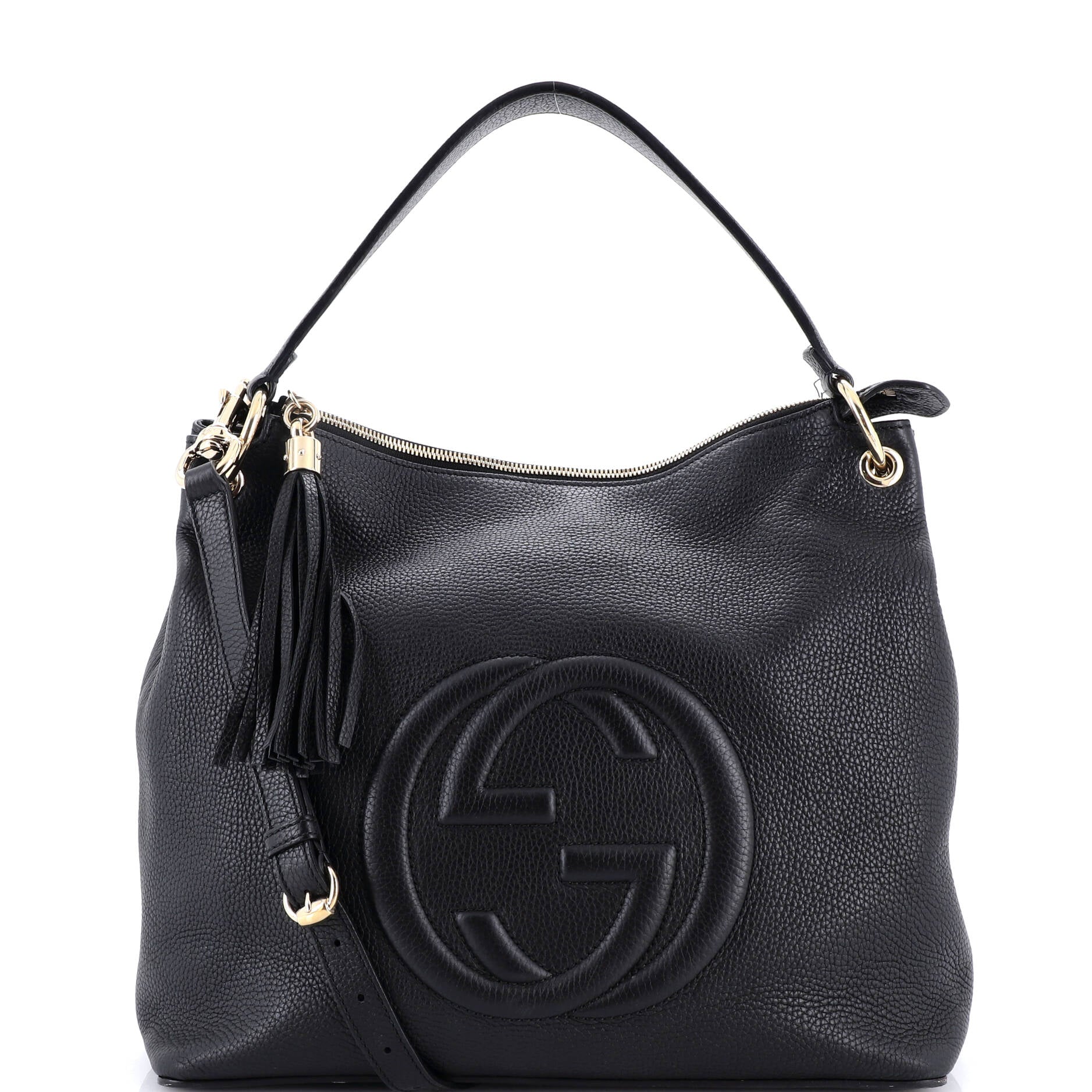 Soho Convertible Hobo Leather Large