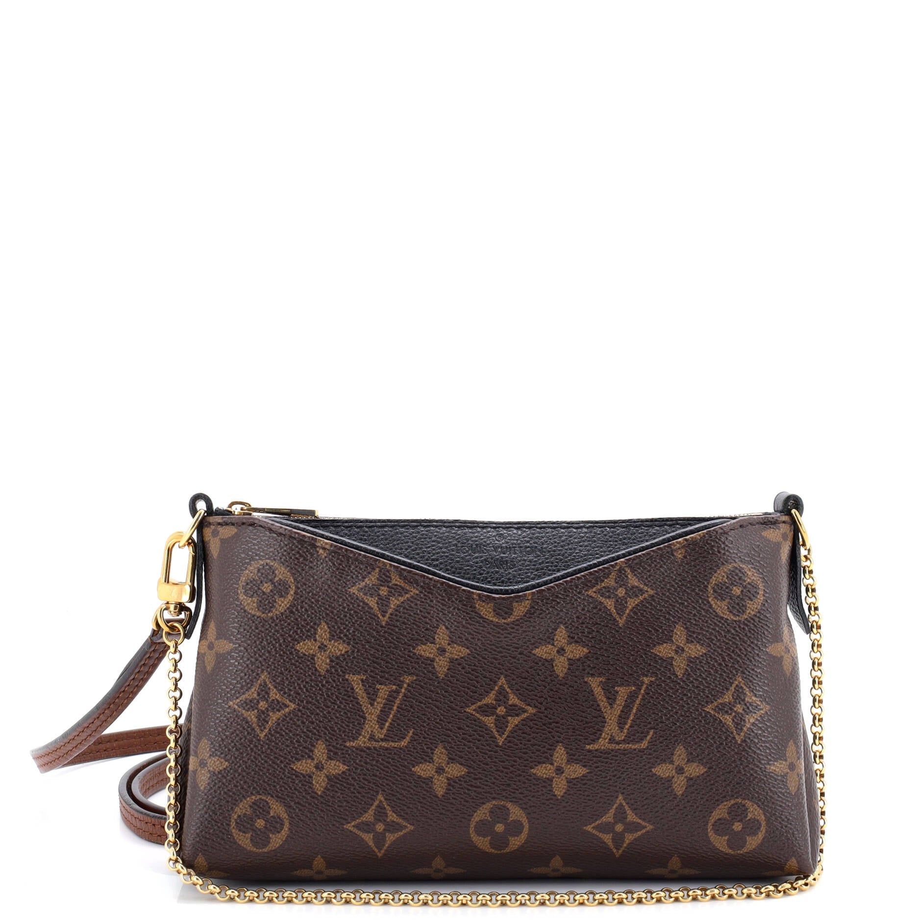 Pallas Clutch Monogram Canvas with Leather