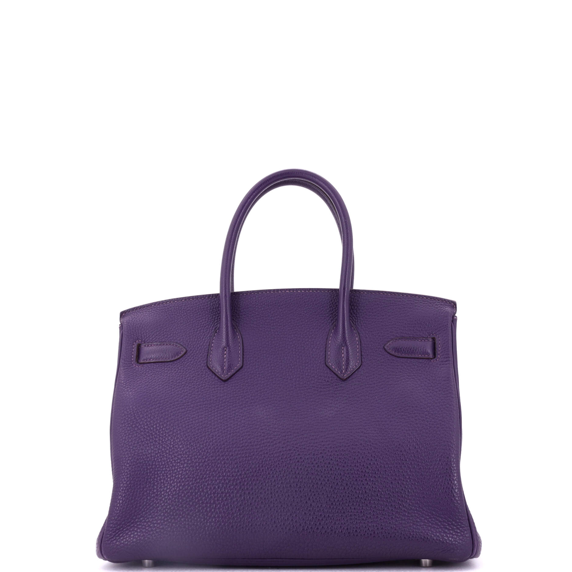 Birkin Handbag Iris Togo with Palladium Hardware 30
