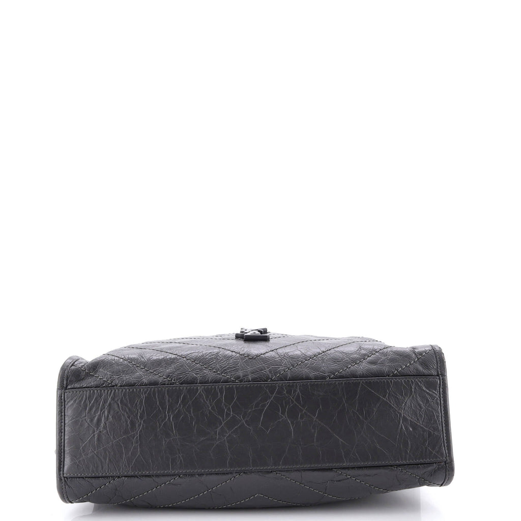 Niki Shopping Tote Matelasse Chevron Leather Medium