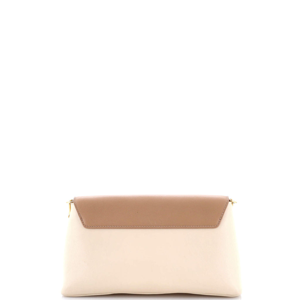Love Note Chain Clutch Leather