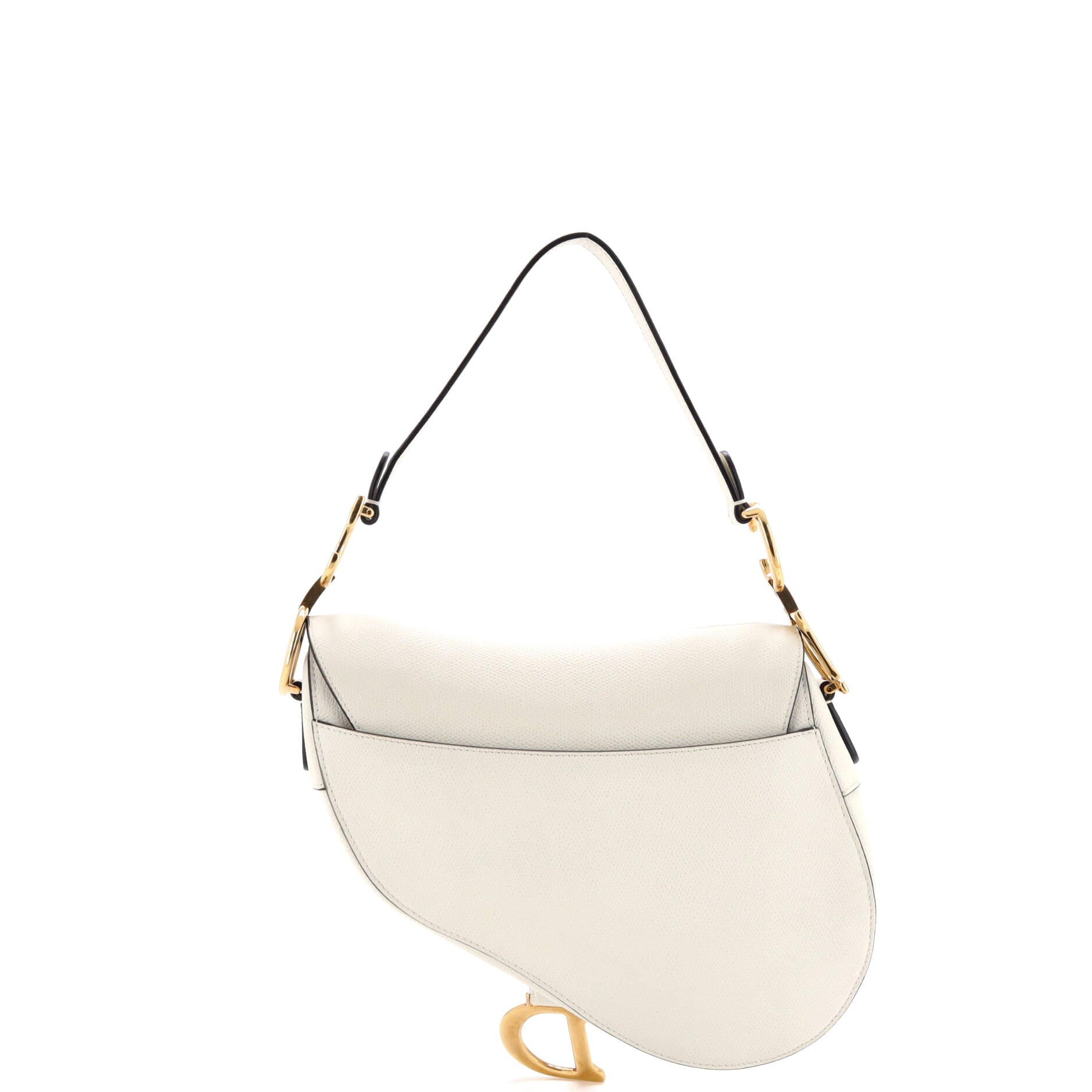 Saddle Handbag Leather Medium